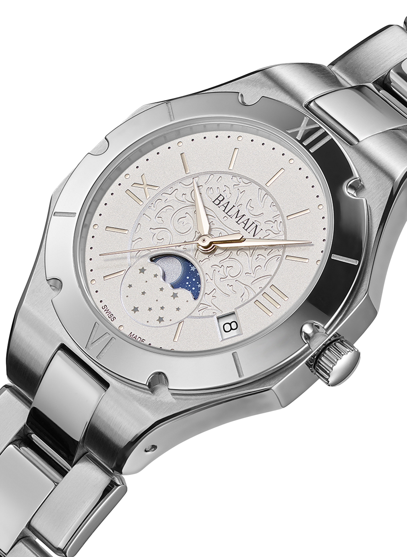 Montre quartz Be Balmain en acier inoxydable BALMAIN WATCHES Argent
