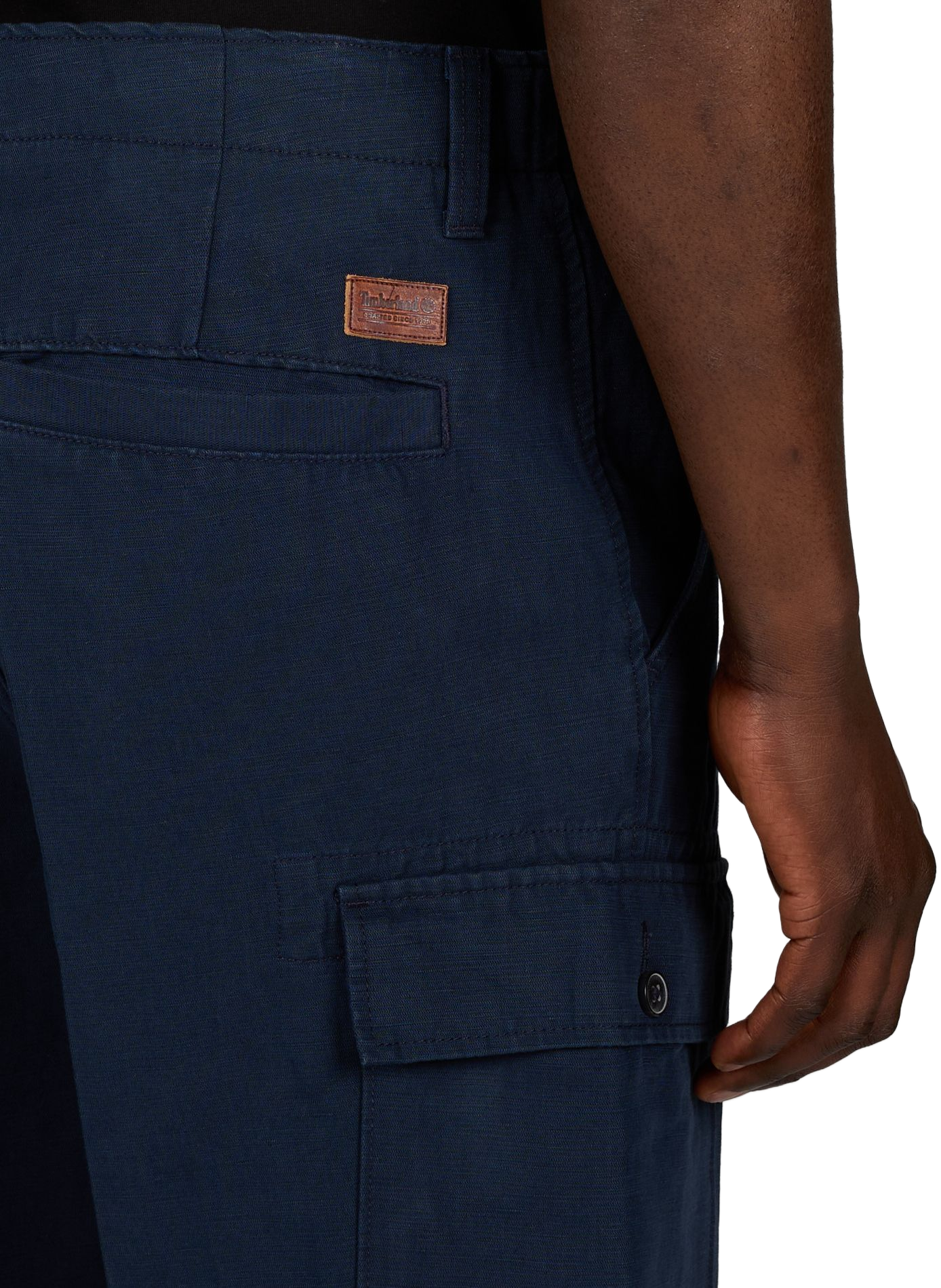 Rechte bermuda met effen zakken TIMBERLAND Blauw
