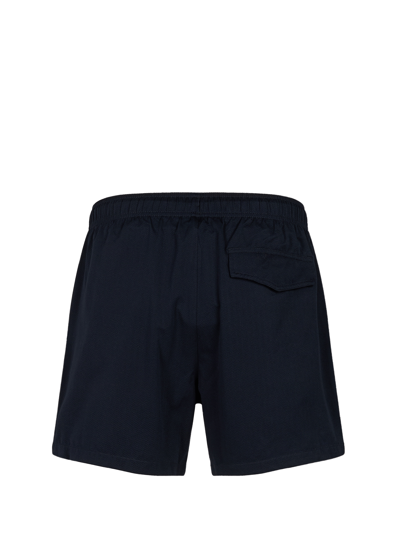 Short de bain texturé à écusson logo ARMANI Bleu