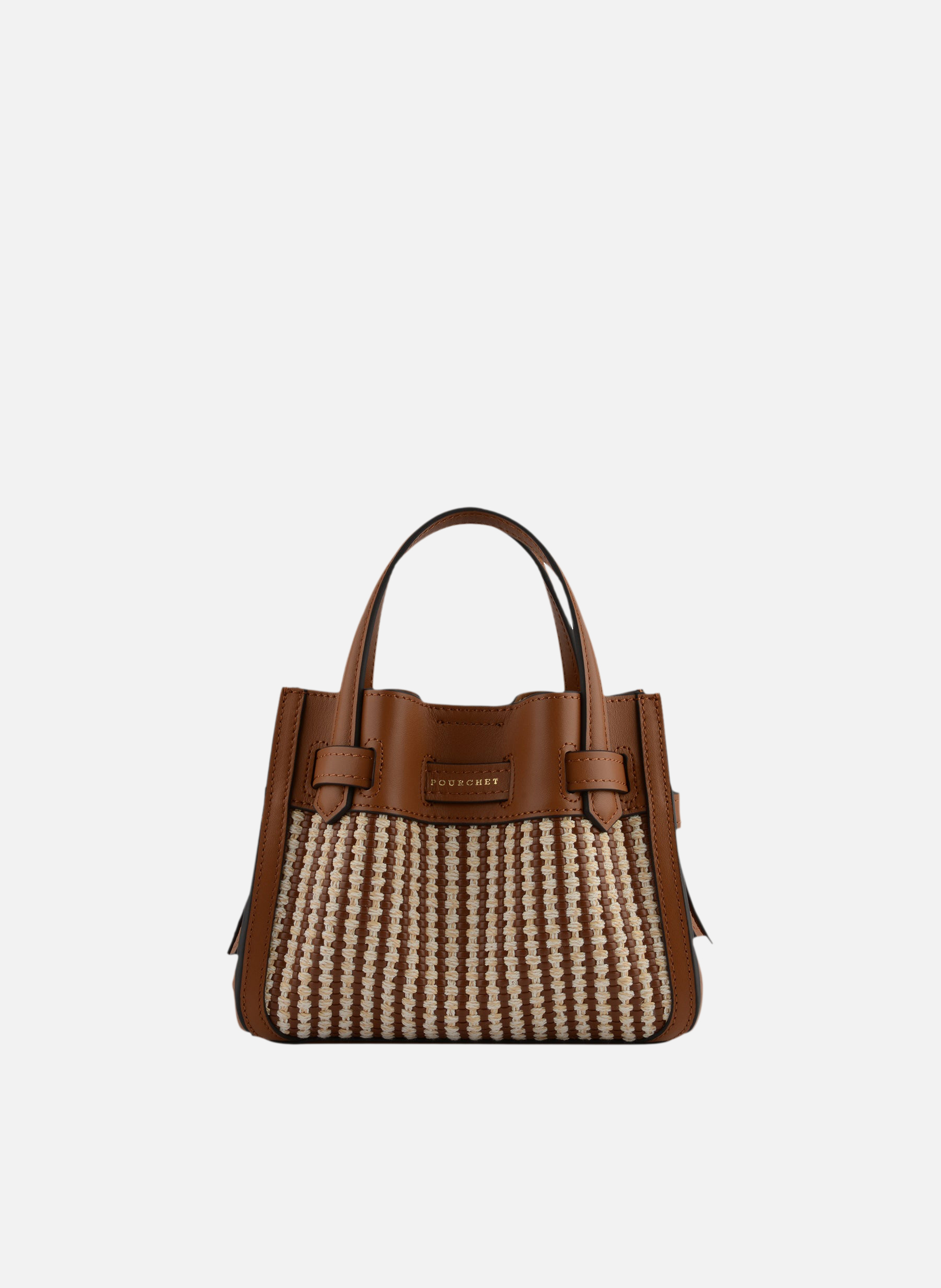 Blossom tressé | sac à main POURCHET Doré