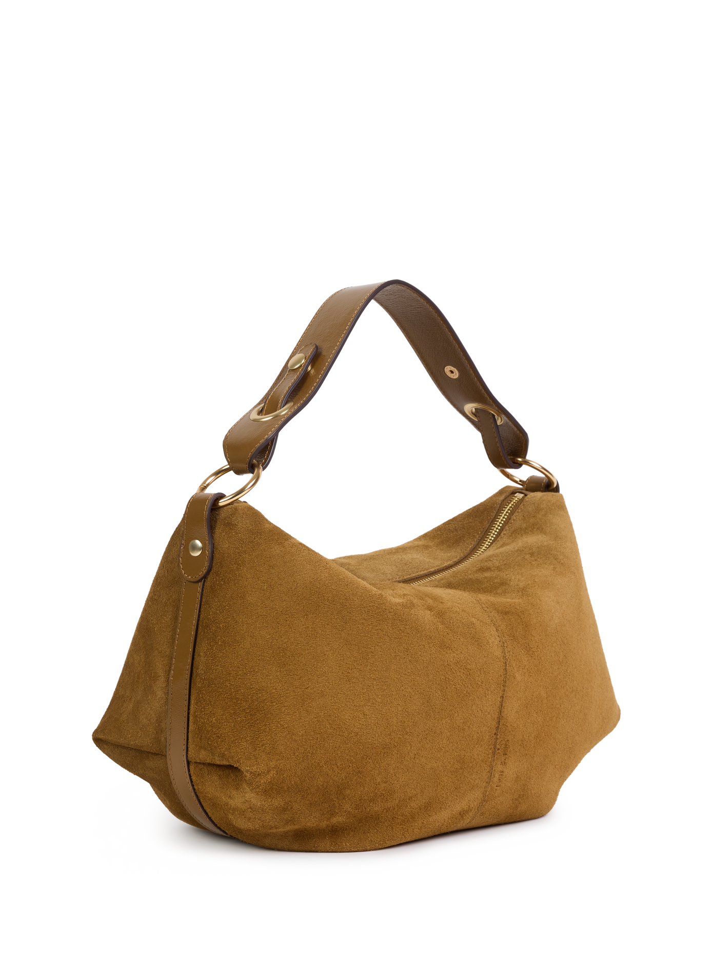 Sac bandoulière en cuir NAT & NIN Marron