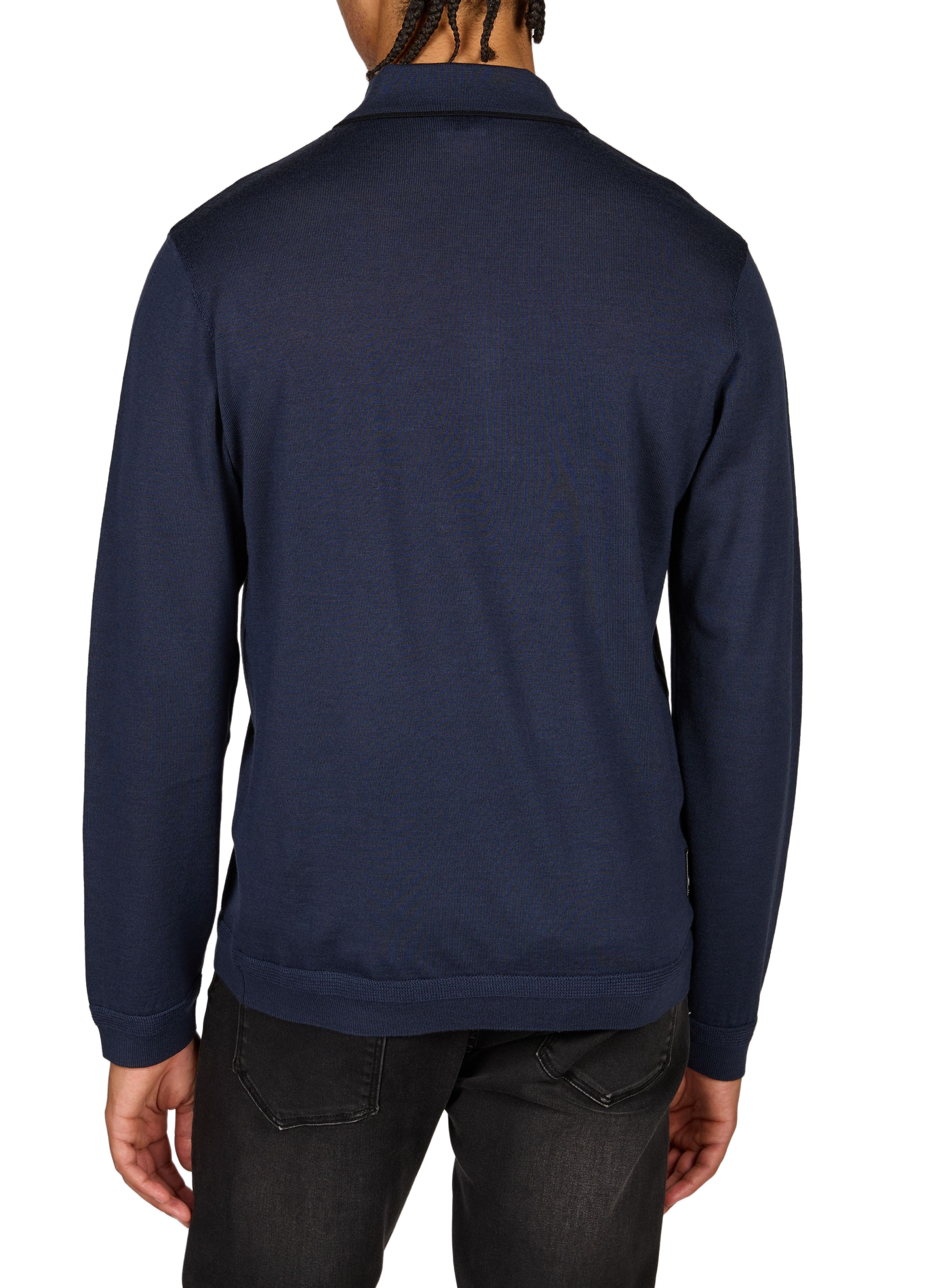 Sweatshirt in virgin wool EMPORIO ARMANI Blue