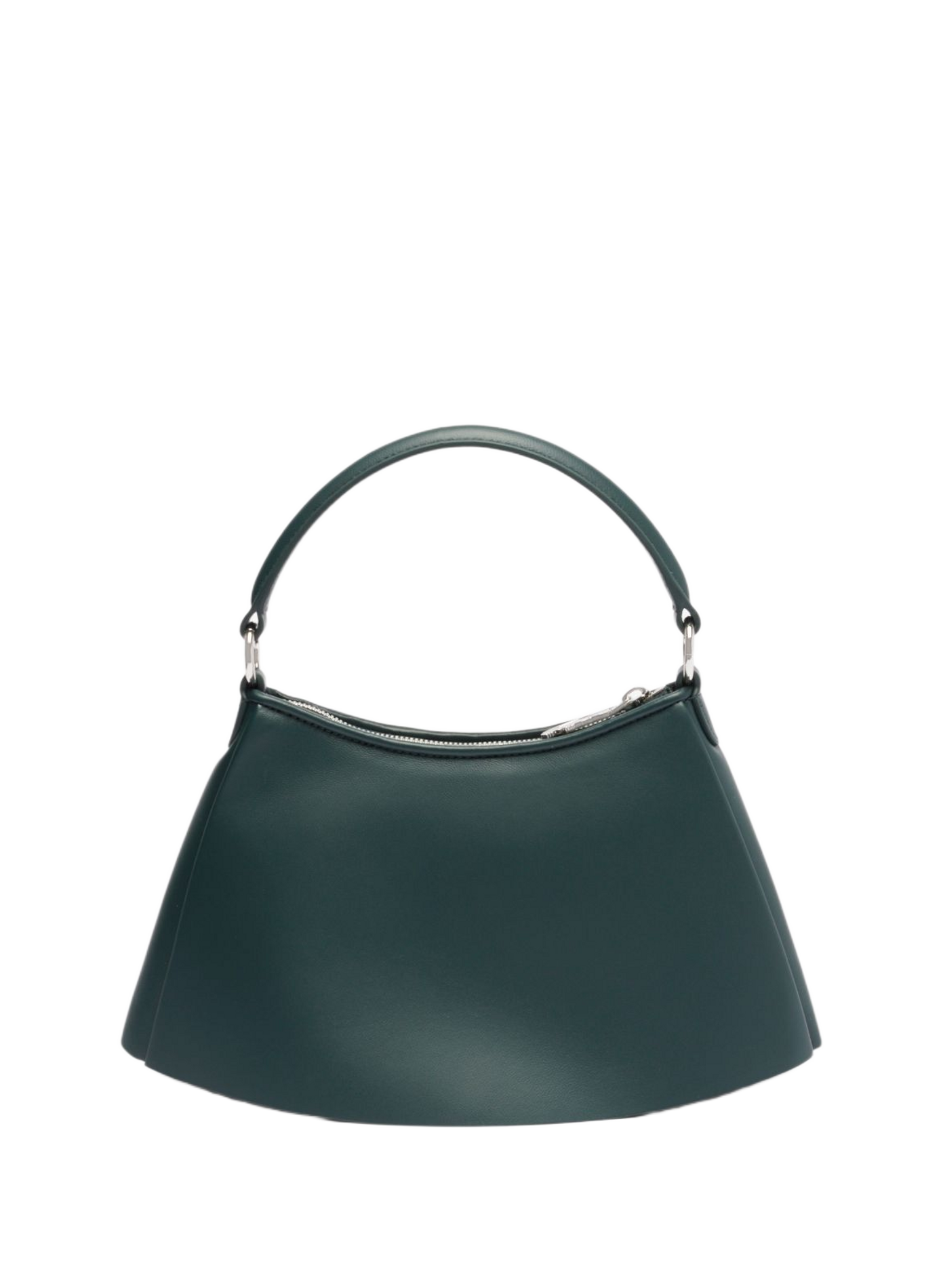 Petit sac Lenglen plissé en cuir LACOSTE Vert