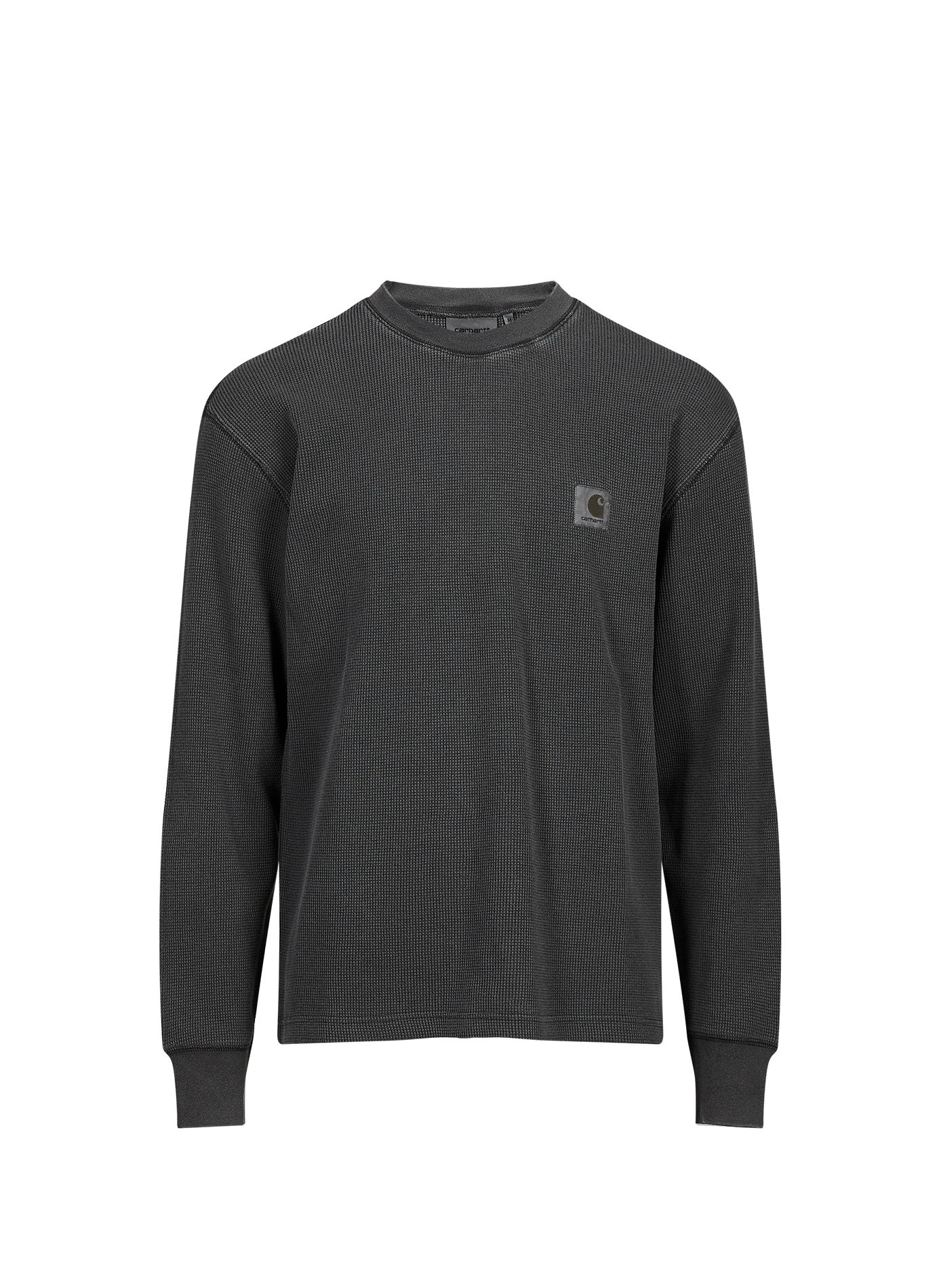 Oversized round neck cotton sweater CARHARTT WIP Black