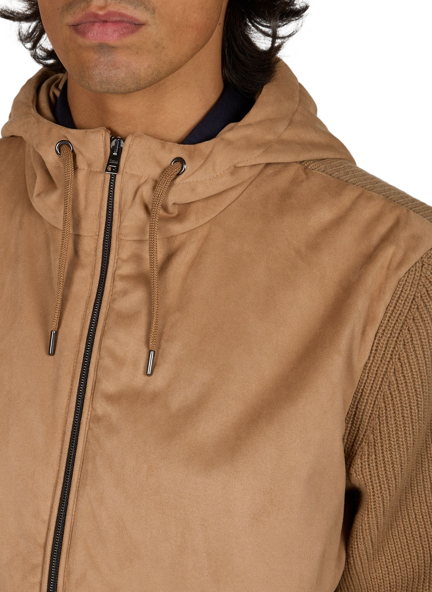 Oversize Wollweste HERNO Braun