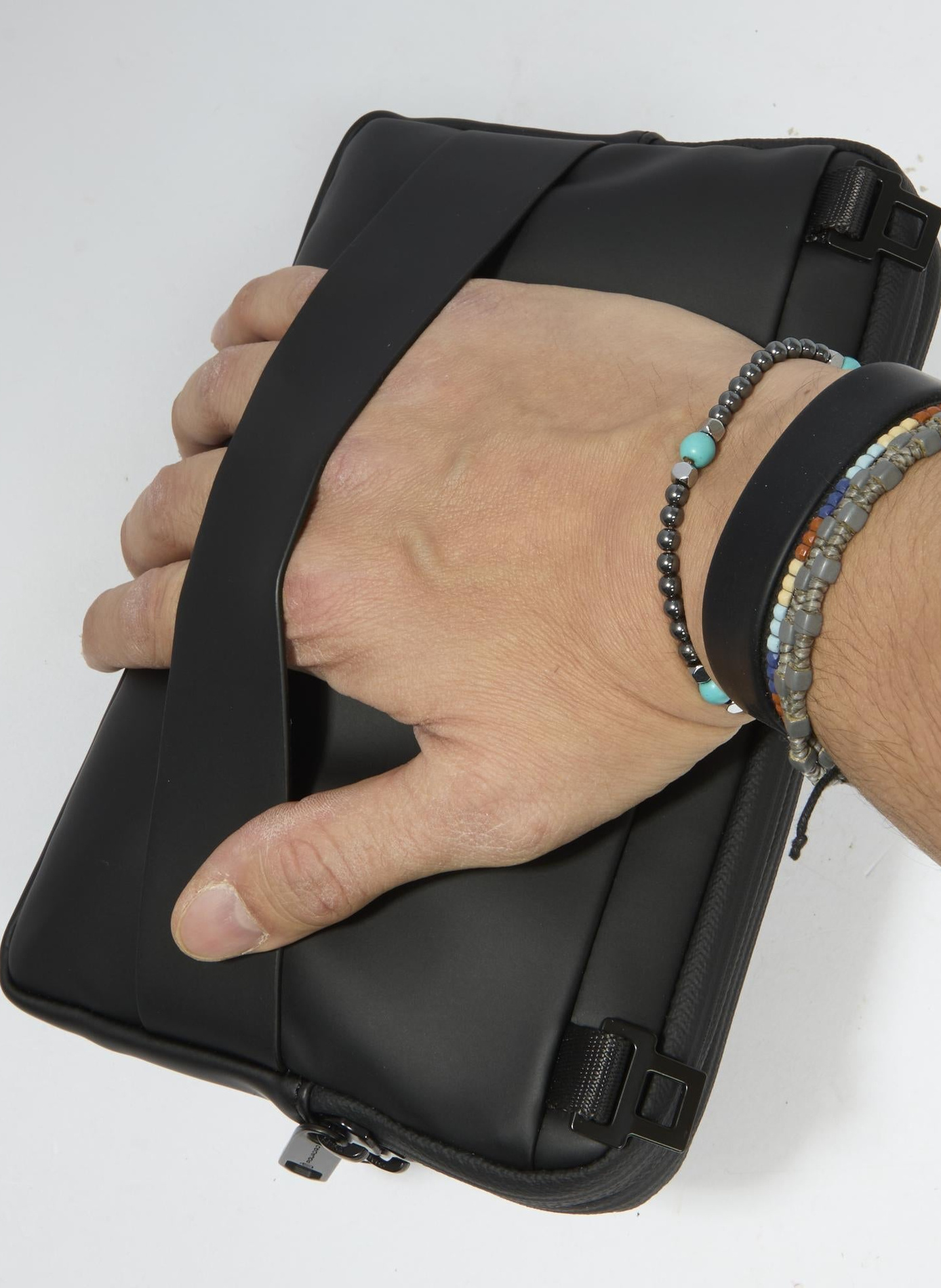 Pochette déperlante pour ipad®mini PIQUADRO Noir