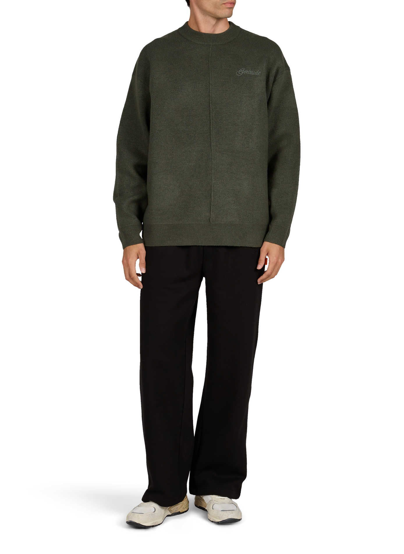 Alan straight-fit polo shirt with embroidered logo GERTRUDE Green