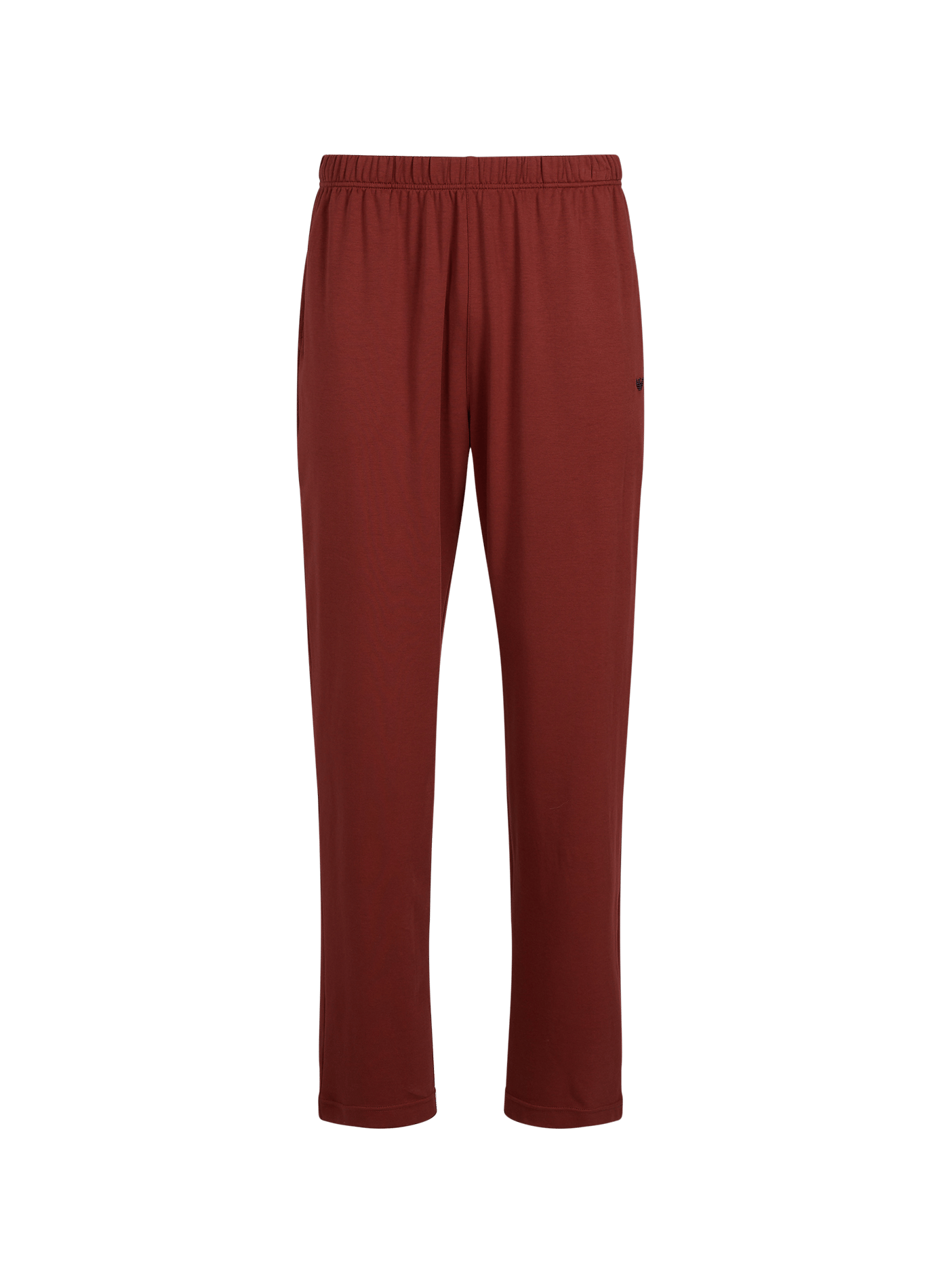 Langer Pyjama aus Baumwolle mit Knopfleiste EMPORIO ARMANI Rot