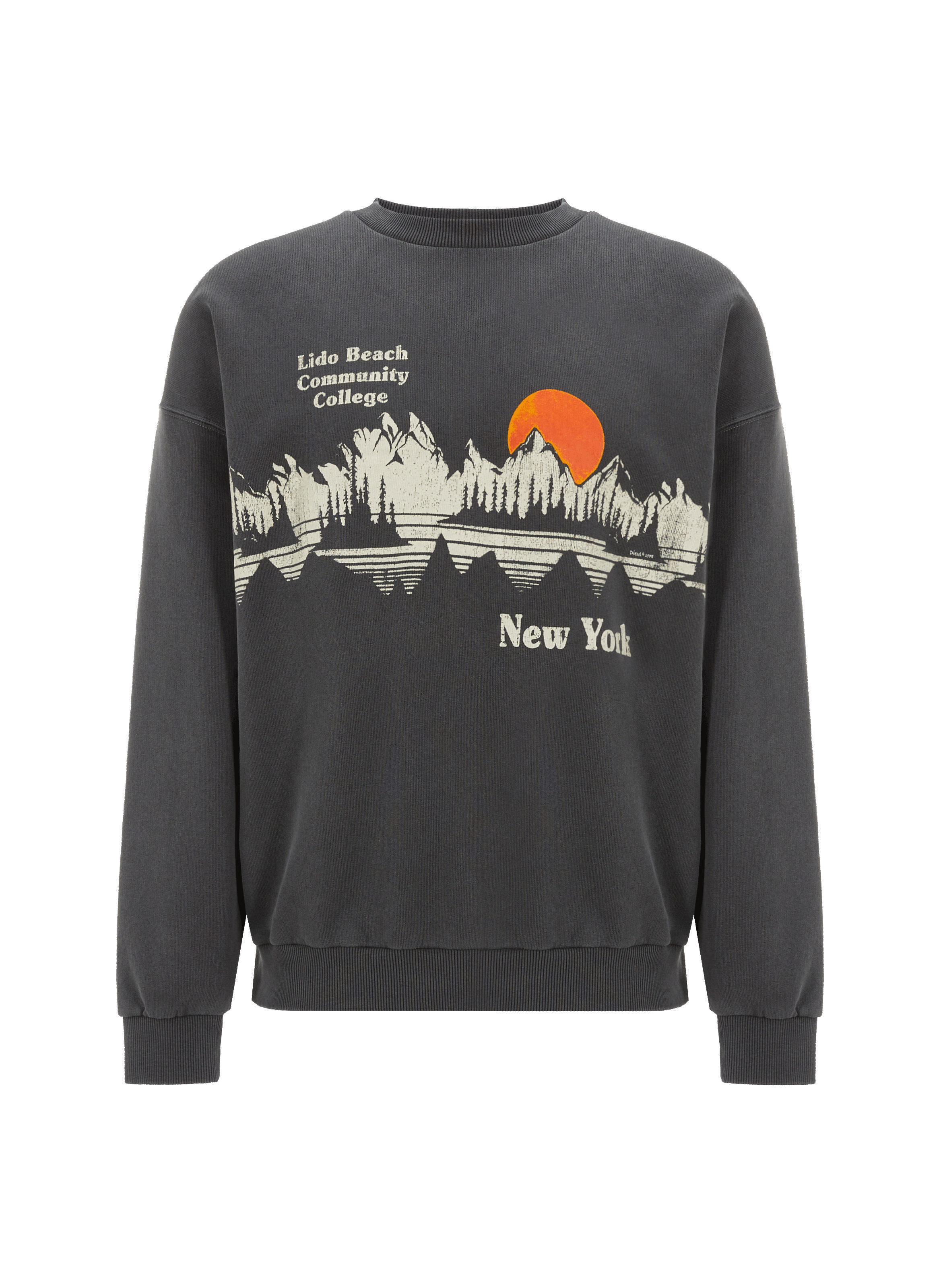 Sweatshirt à imprimé en jersey de coton