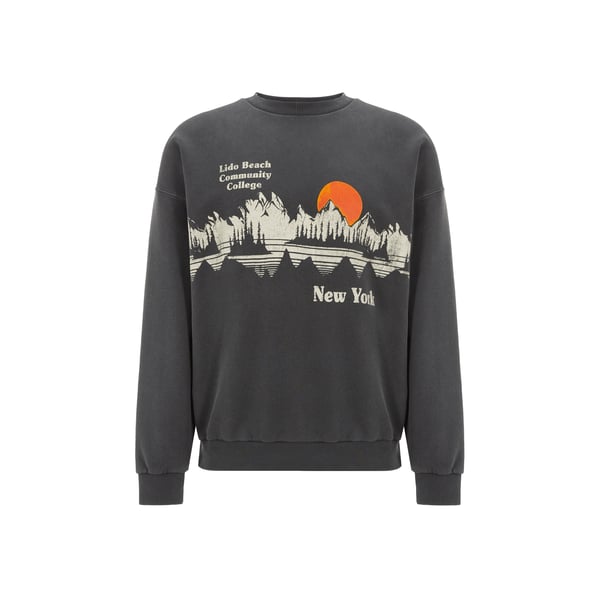 Sweatshirt à imprimé en jersey de coton