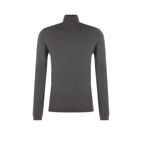 Pull col roulé en laine mérinos