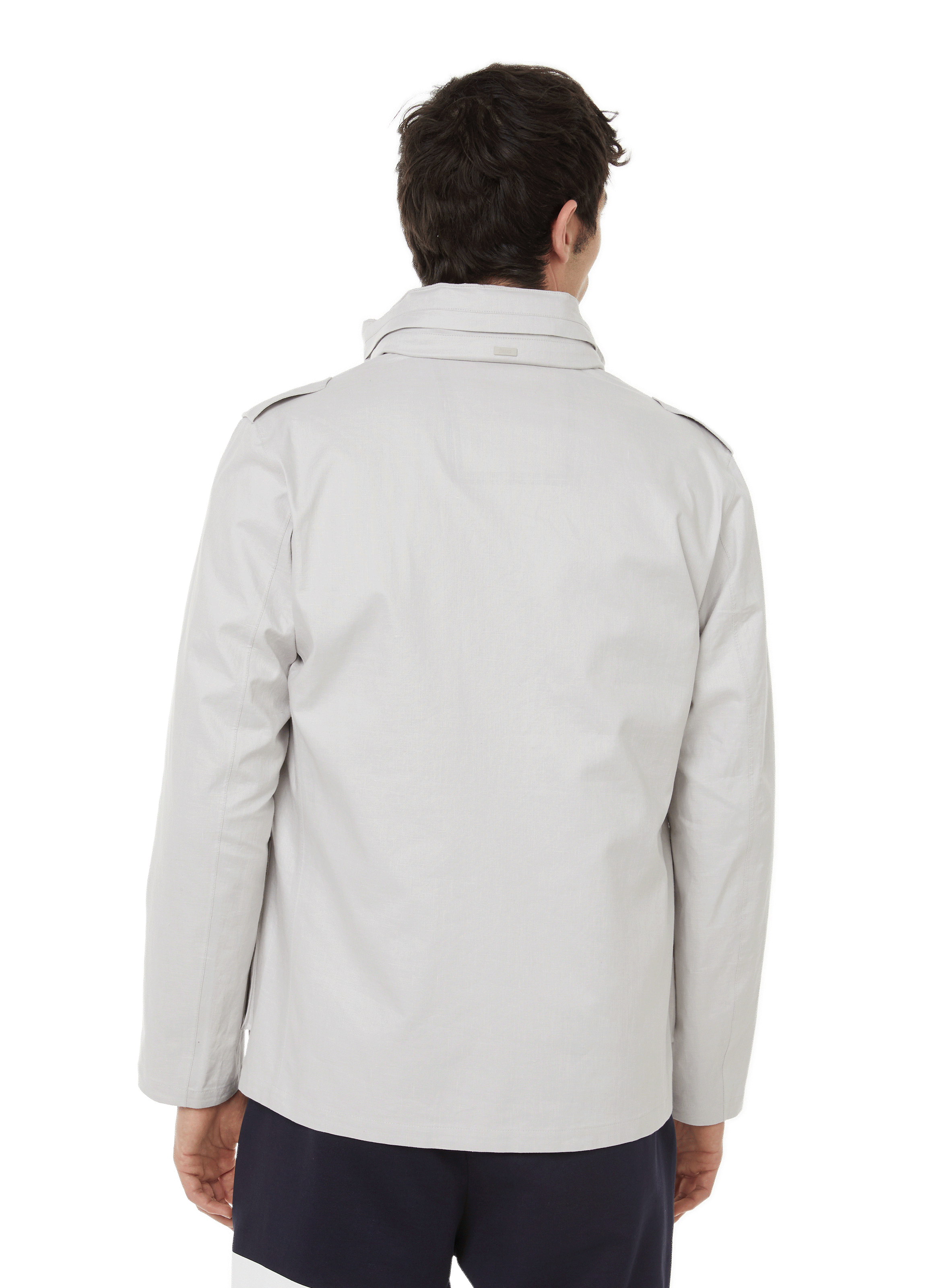 Laminar linen jacket HERNO Grey