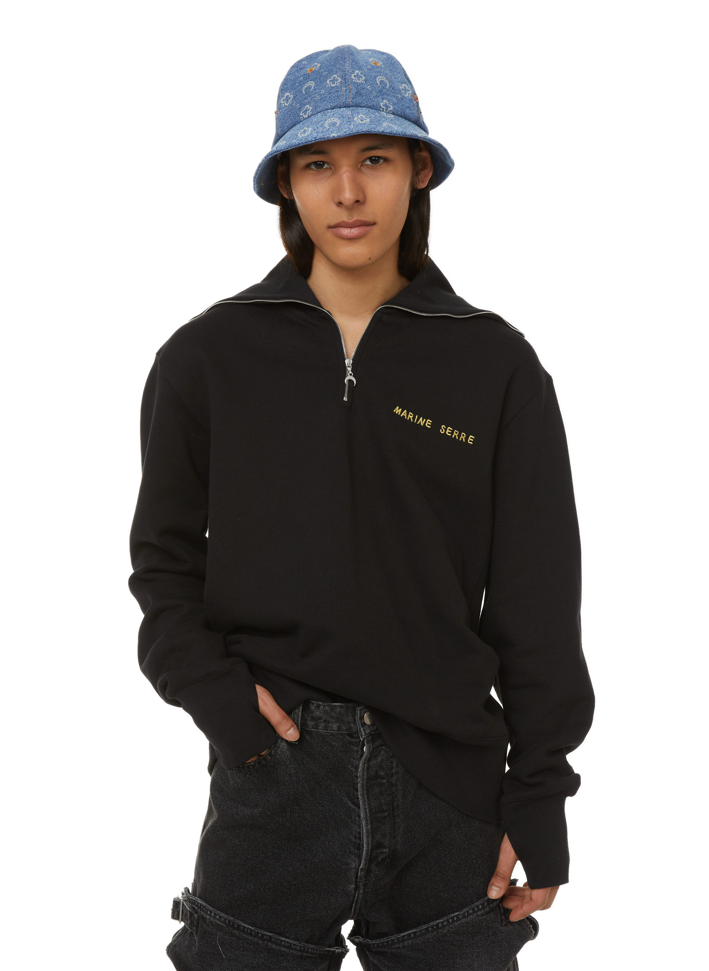 ORGANIC COTTON JUMPER - MARINE SERRE for MEN | Printemps.com