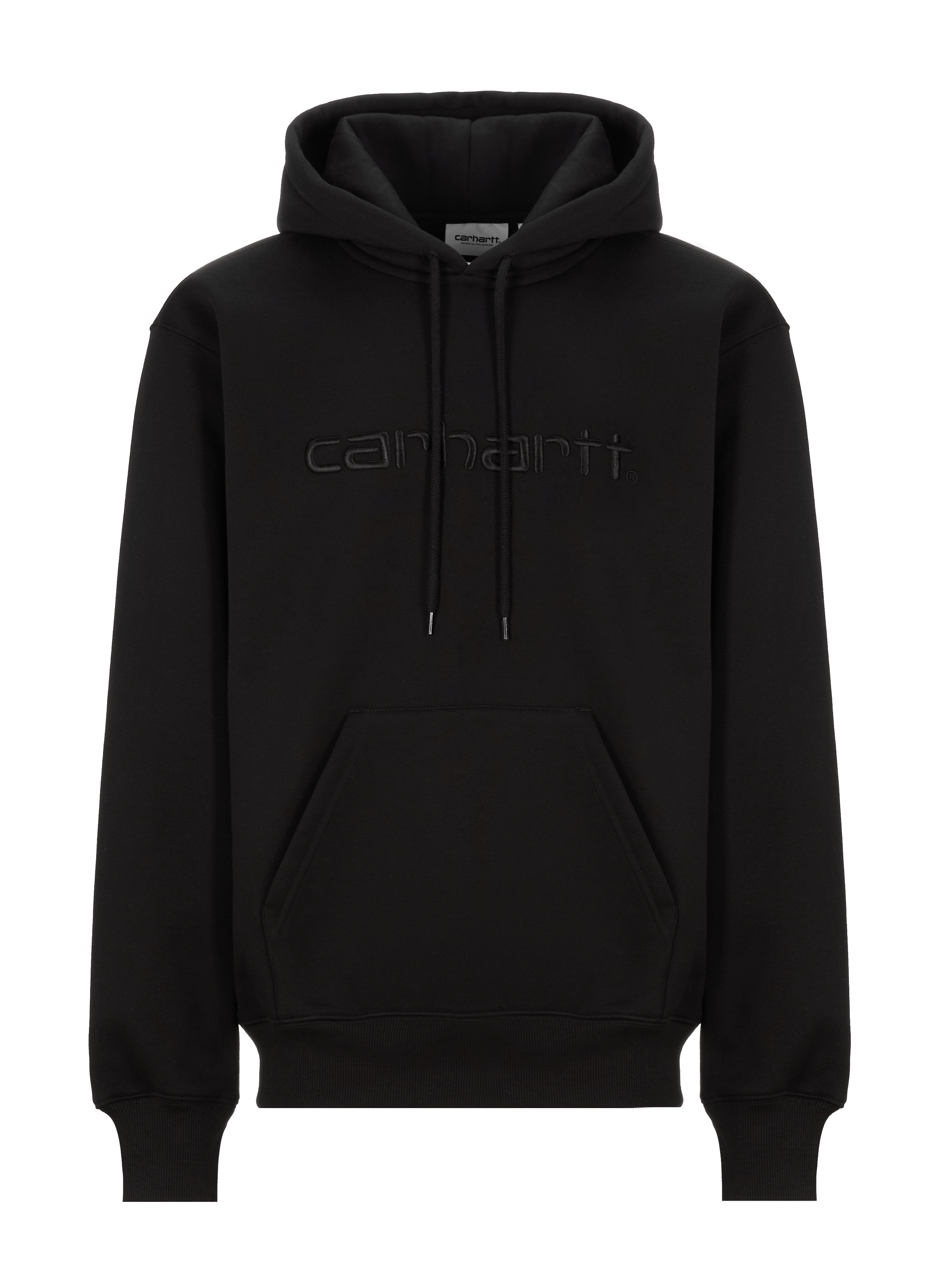 Hoodie à logo en coton CARHARTT WIP Noir