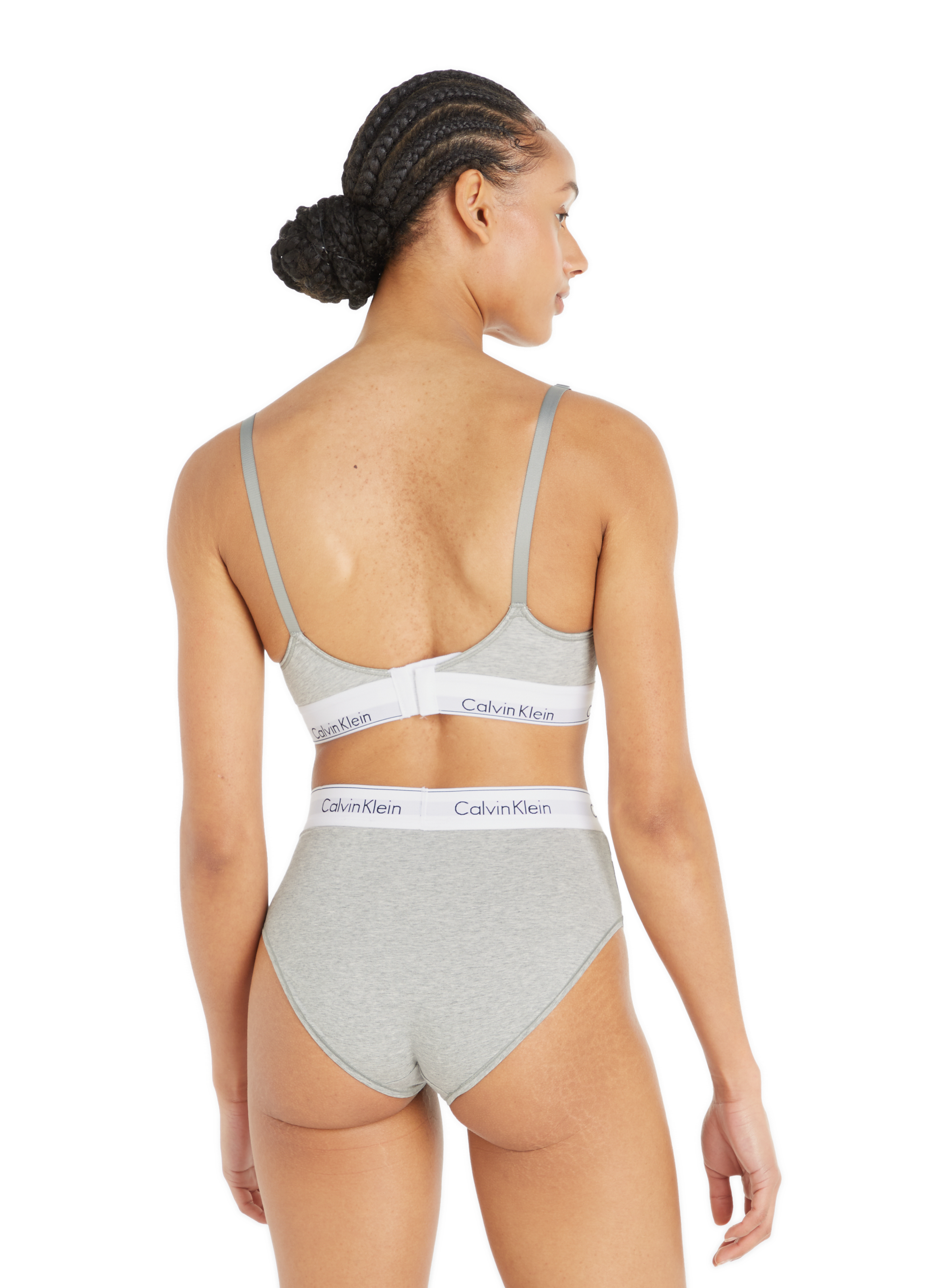 Jockoville cotton bra CALVIN KLEIN Grey