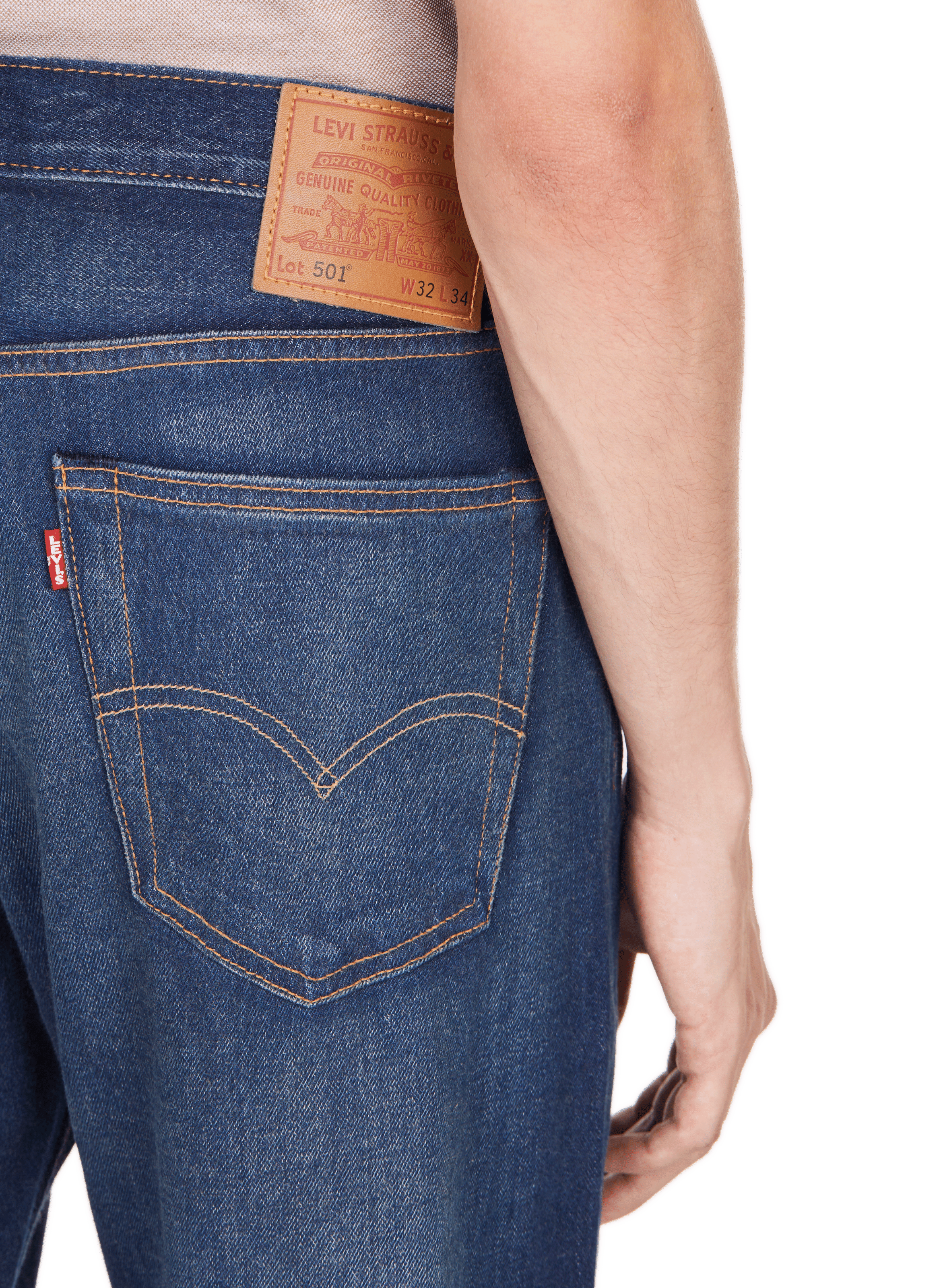 Jean 501  LEVI'S Bleu