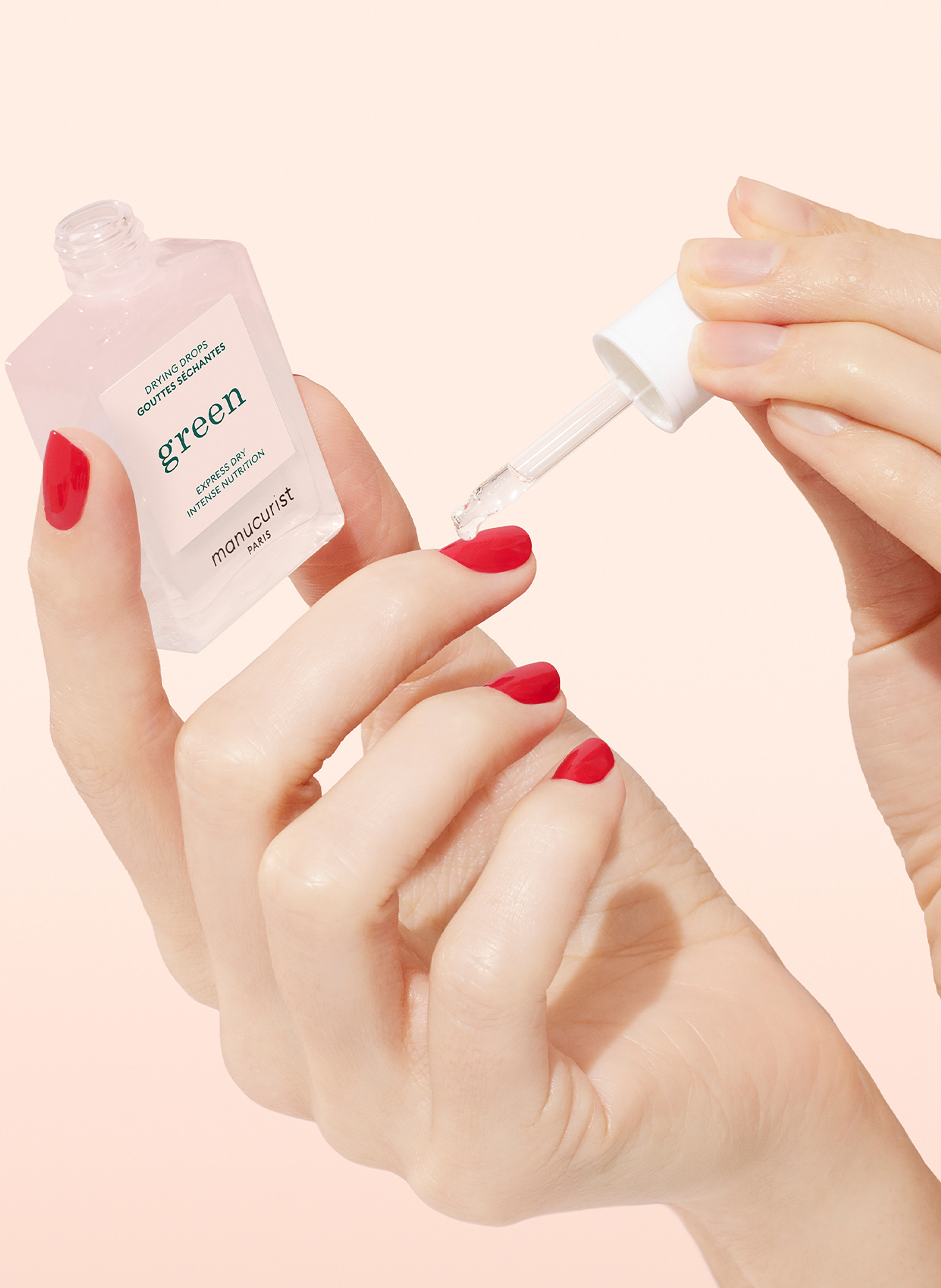 Green routine kit MANUCURIST Poppy red