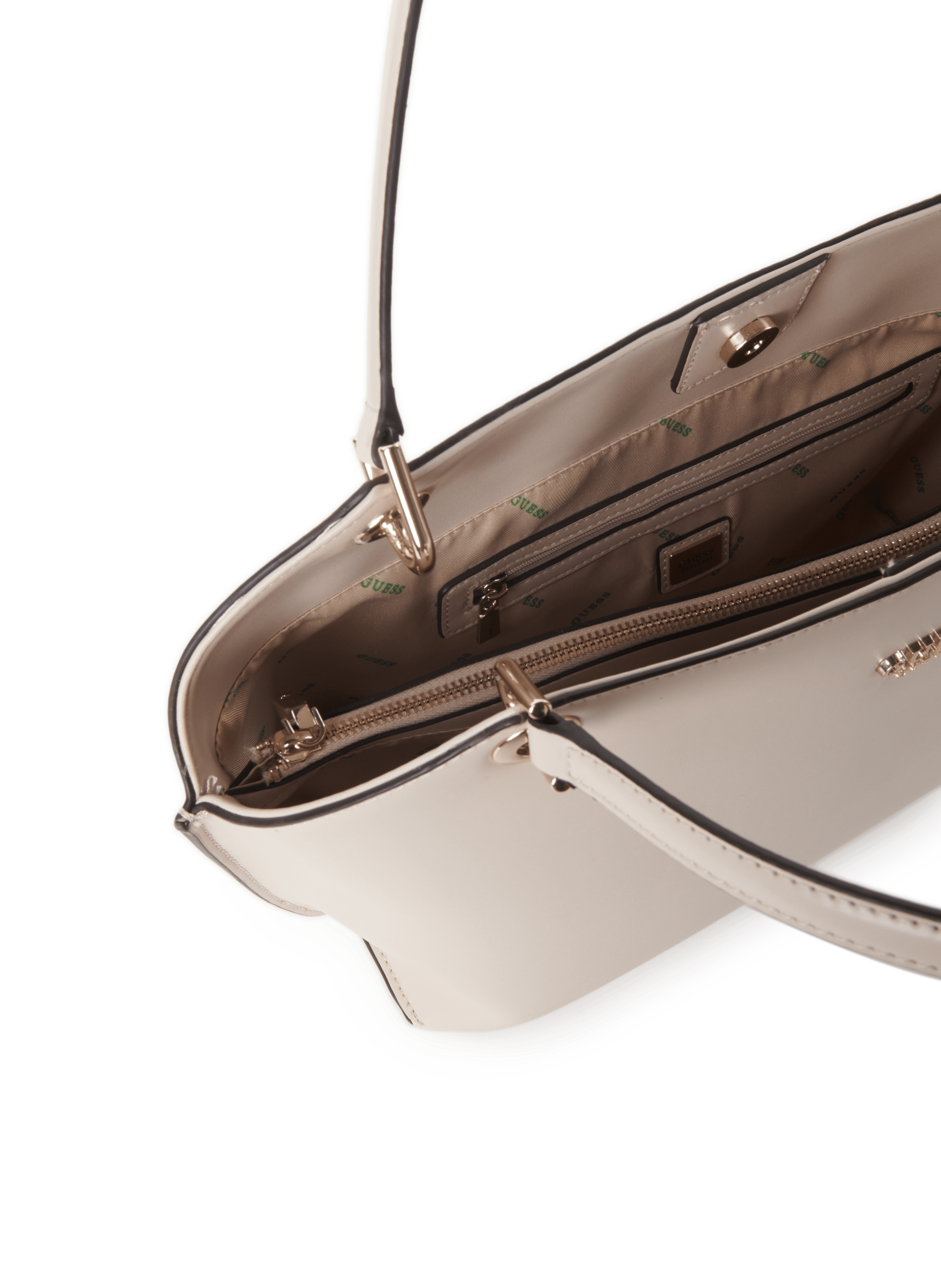Sac cabas à logo  GUESS Beige