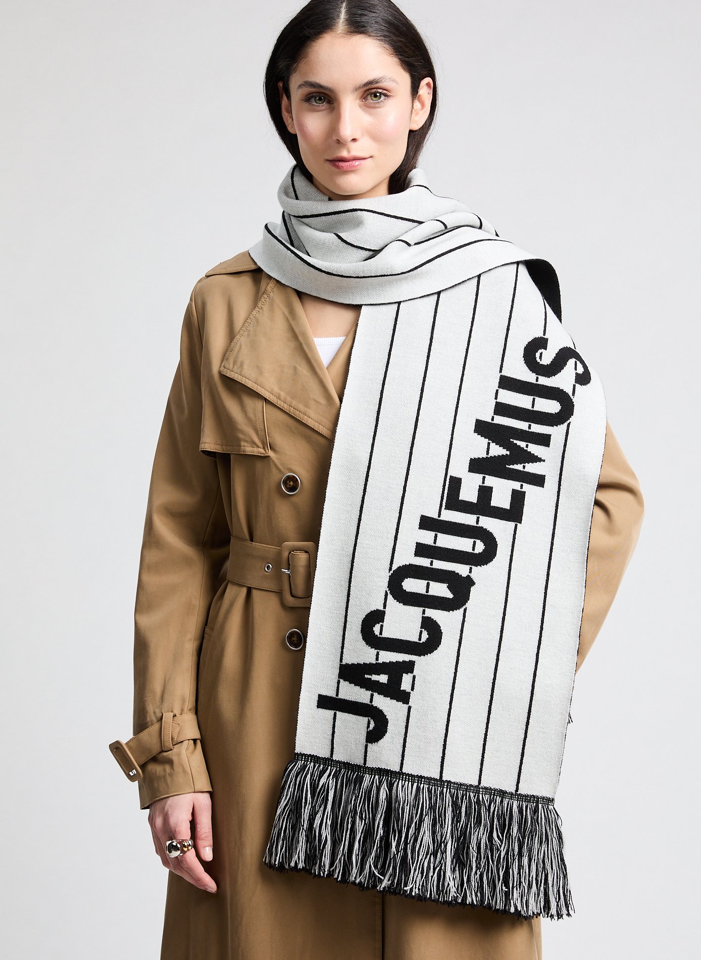 L'écharpe Liga en laine JACQUEMUS Multicolore