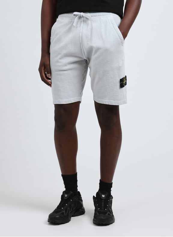 Short en coton Gris by STONE ISLAND STONE ISLAND Short en coton Gris