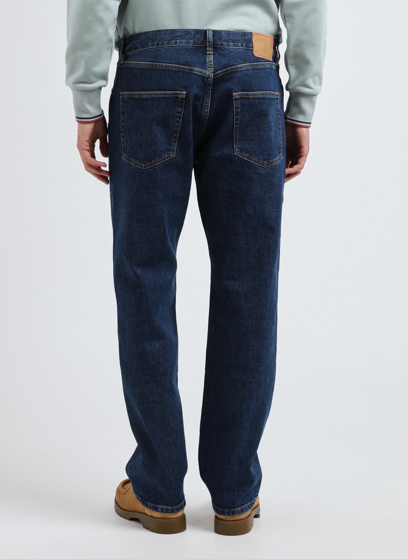 Straight-cut cotton-blend jeans JEANERICA DENIM Blue