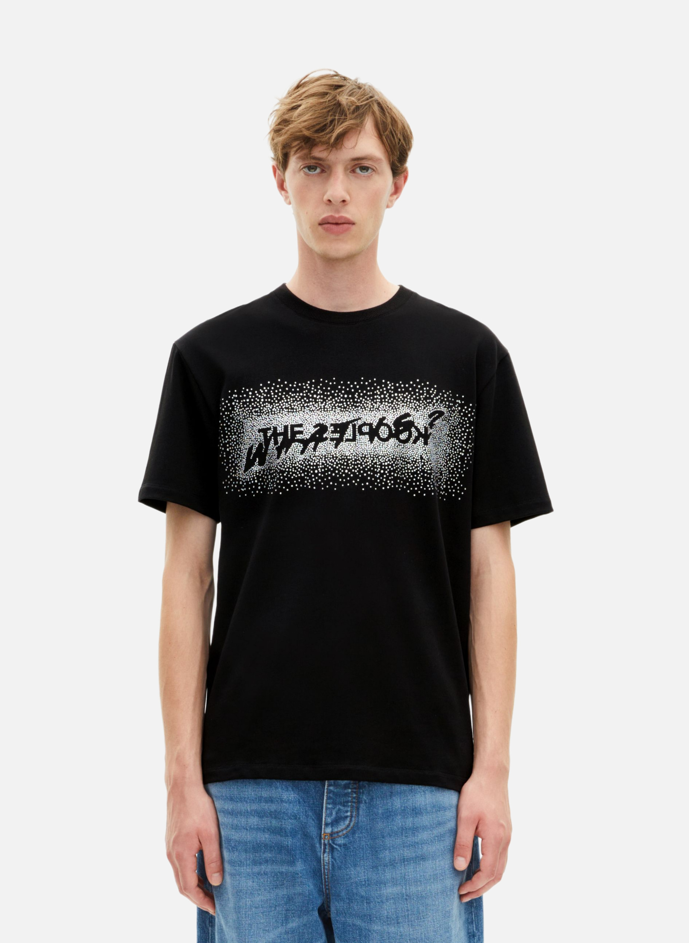 T-shirt what is à strass THE KOOPLES Noir