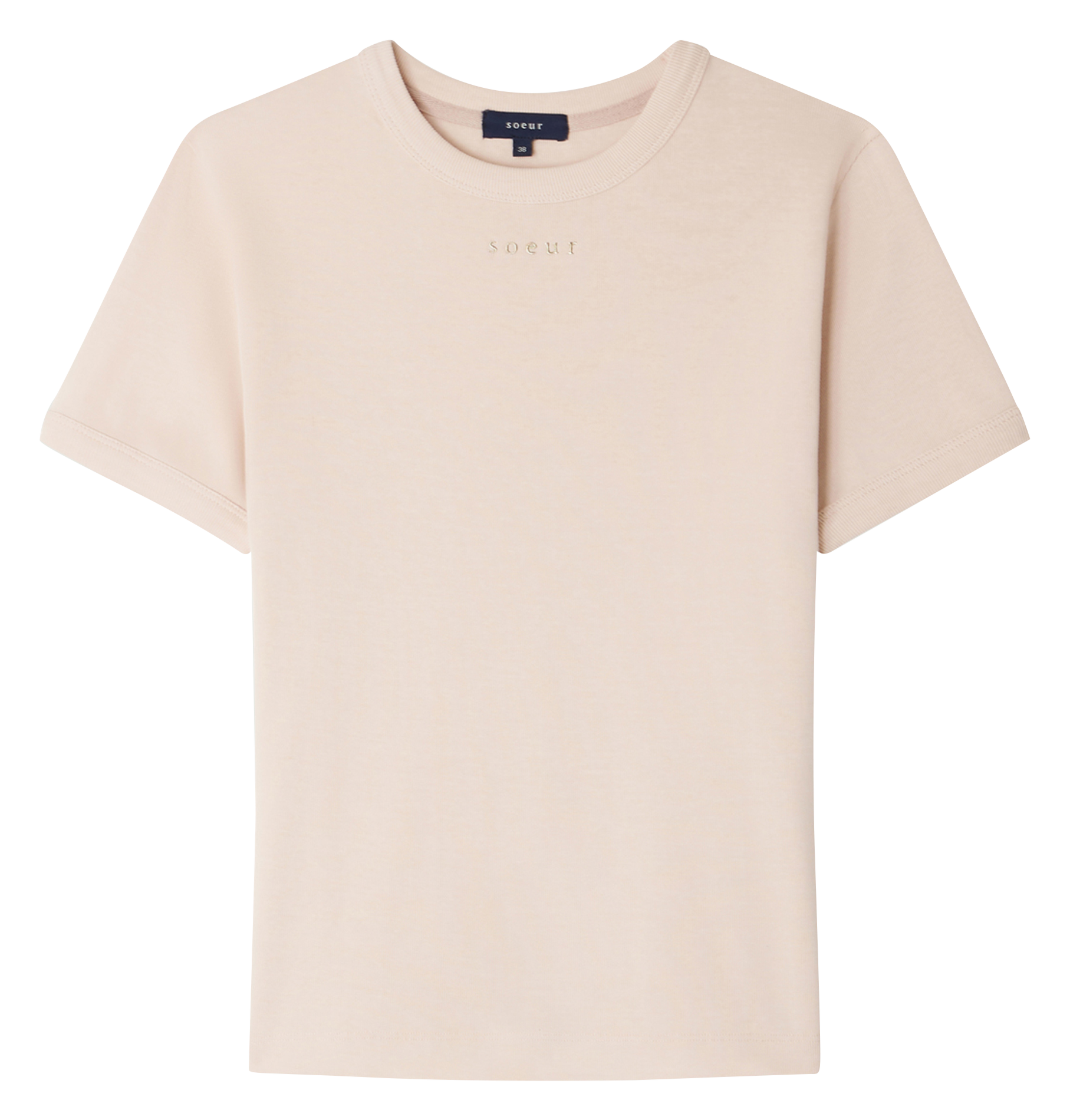 Tee-shirt ajusté en coton aristide SOEUR Rose