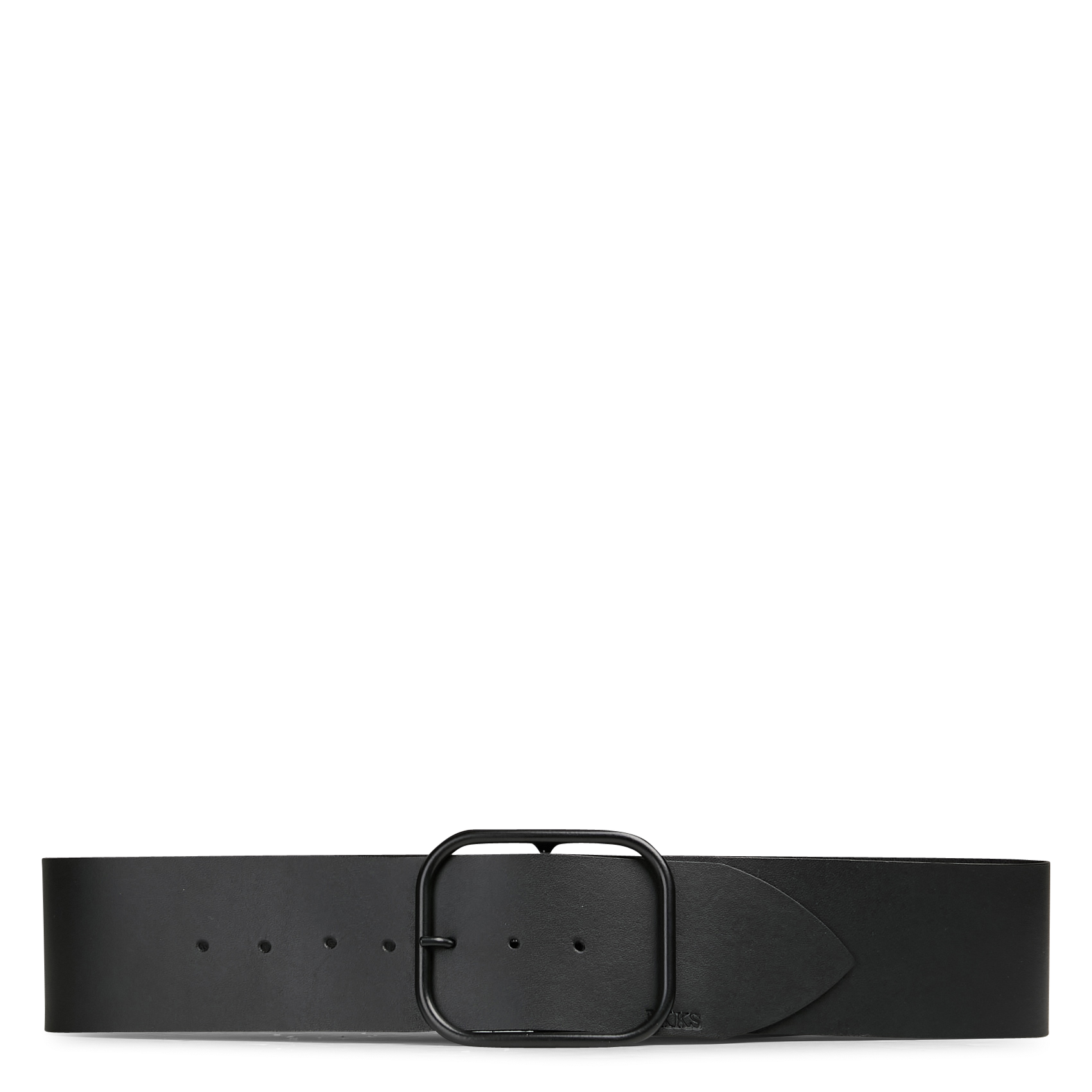 Ceinture large en cuir IKKS Noir