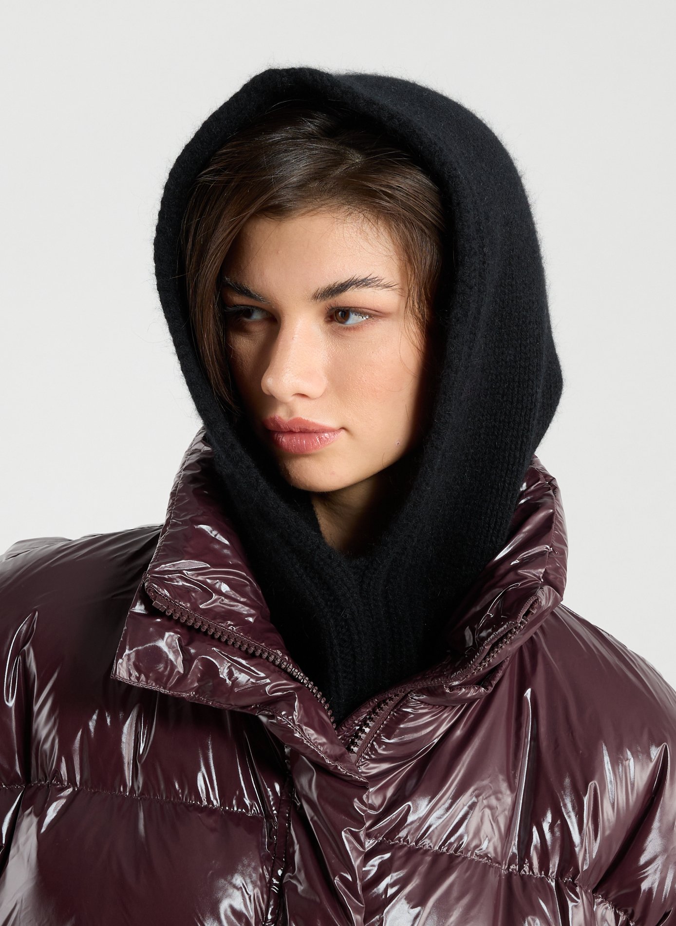 Wool balaclava MACKIE Black