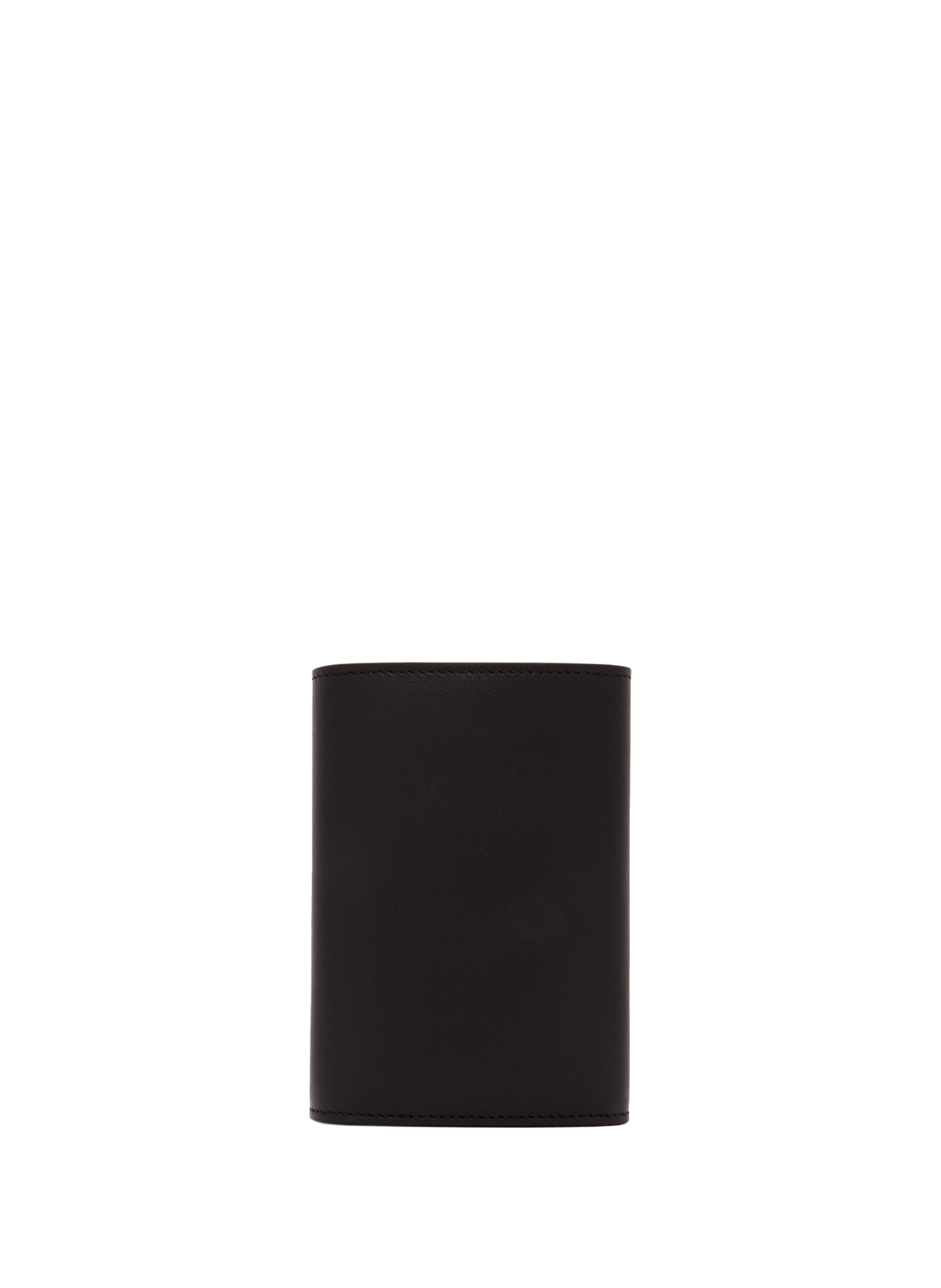 Small vertical Pebble wallet in shiny nappa calfskin leather LOEWE Black