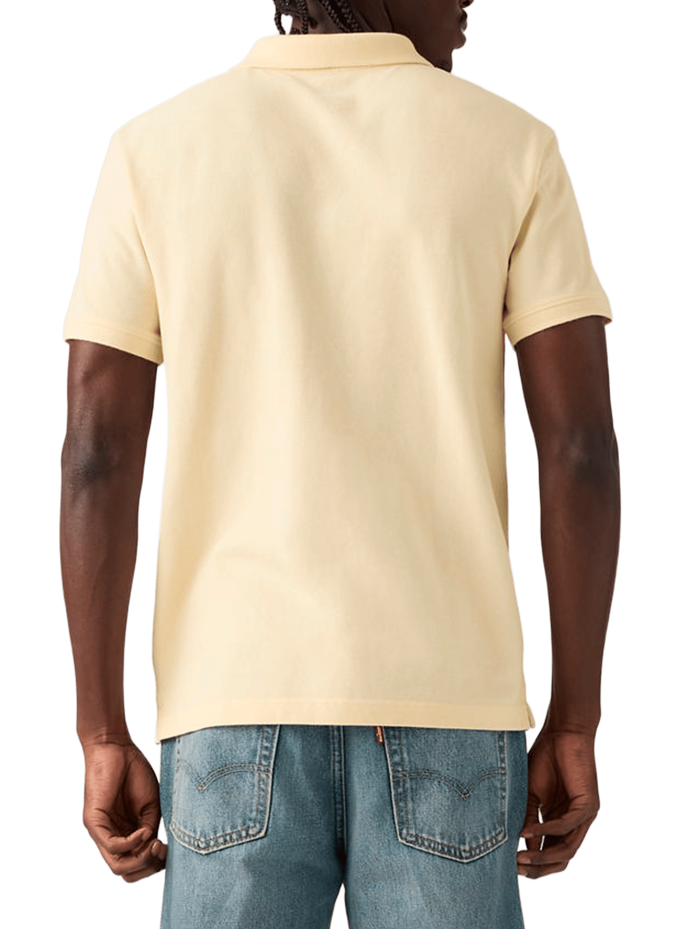 Straight cotton polo shirt LEVI'S Yellow