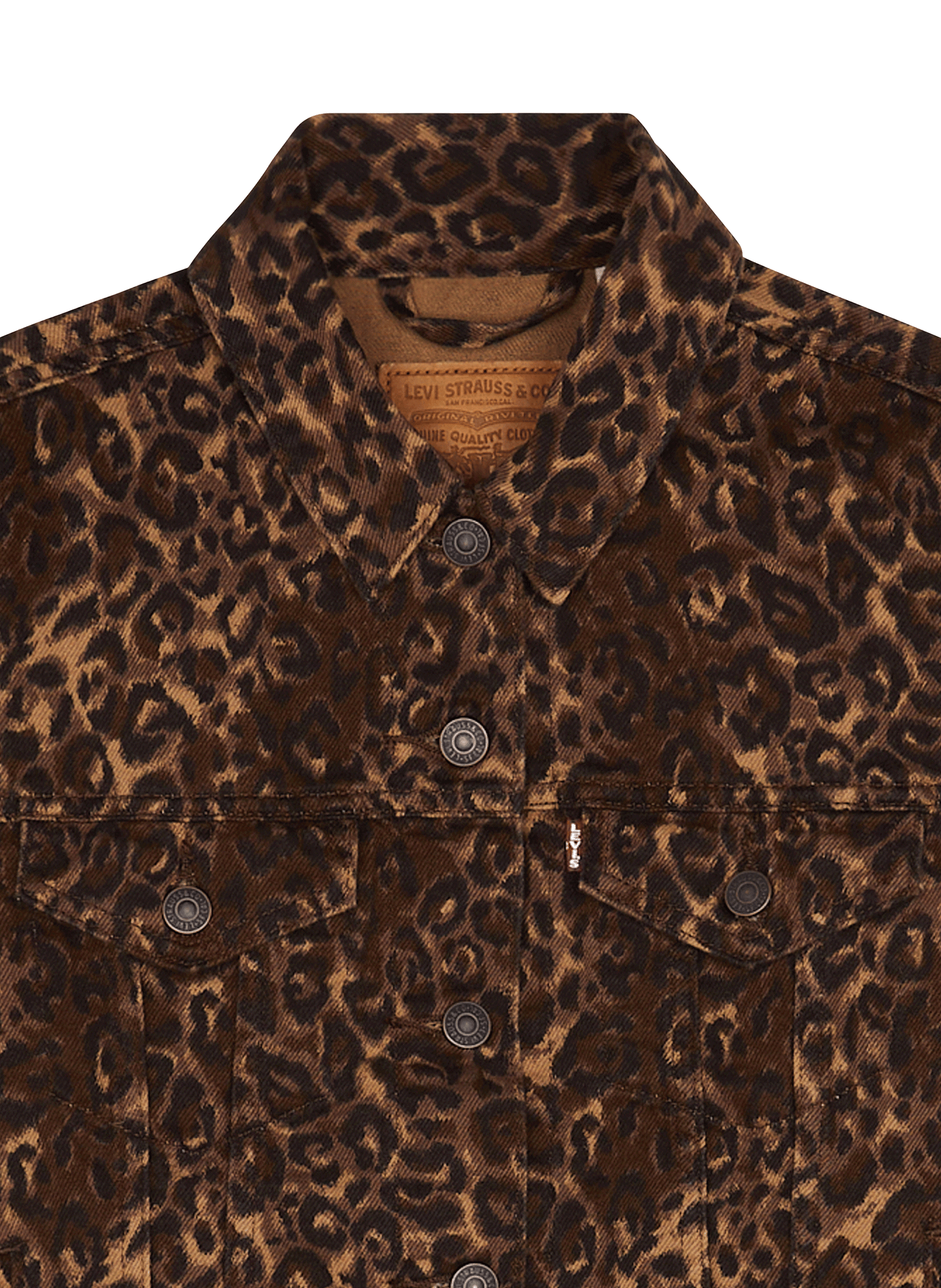 Cropped denim jacket LEVI'S Multicolour