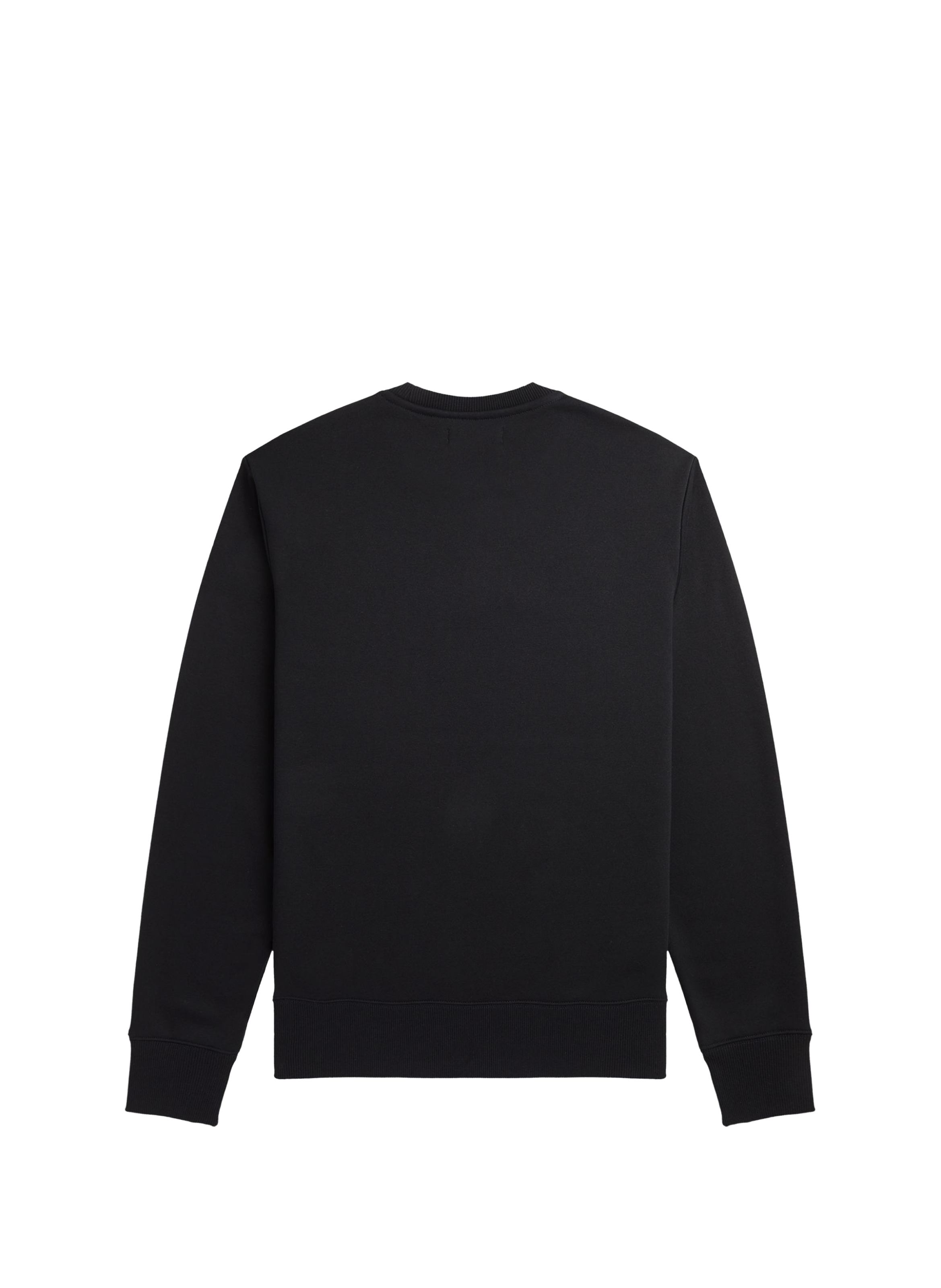 Sweatshirt with round neck embroidery logo FRED PERRY Black