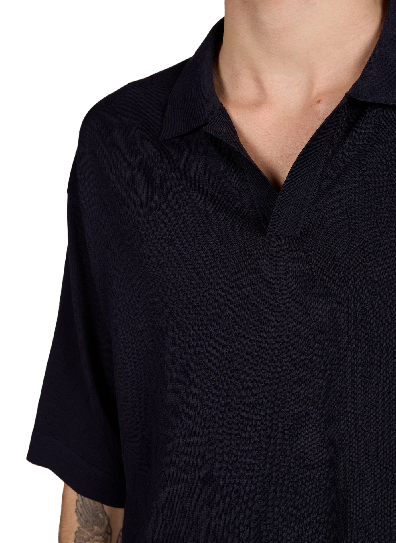 Polo droit à manches courtes  OFFICINE GENERALE No Color