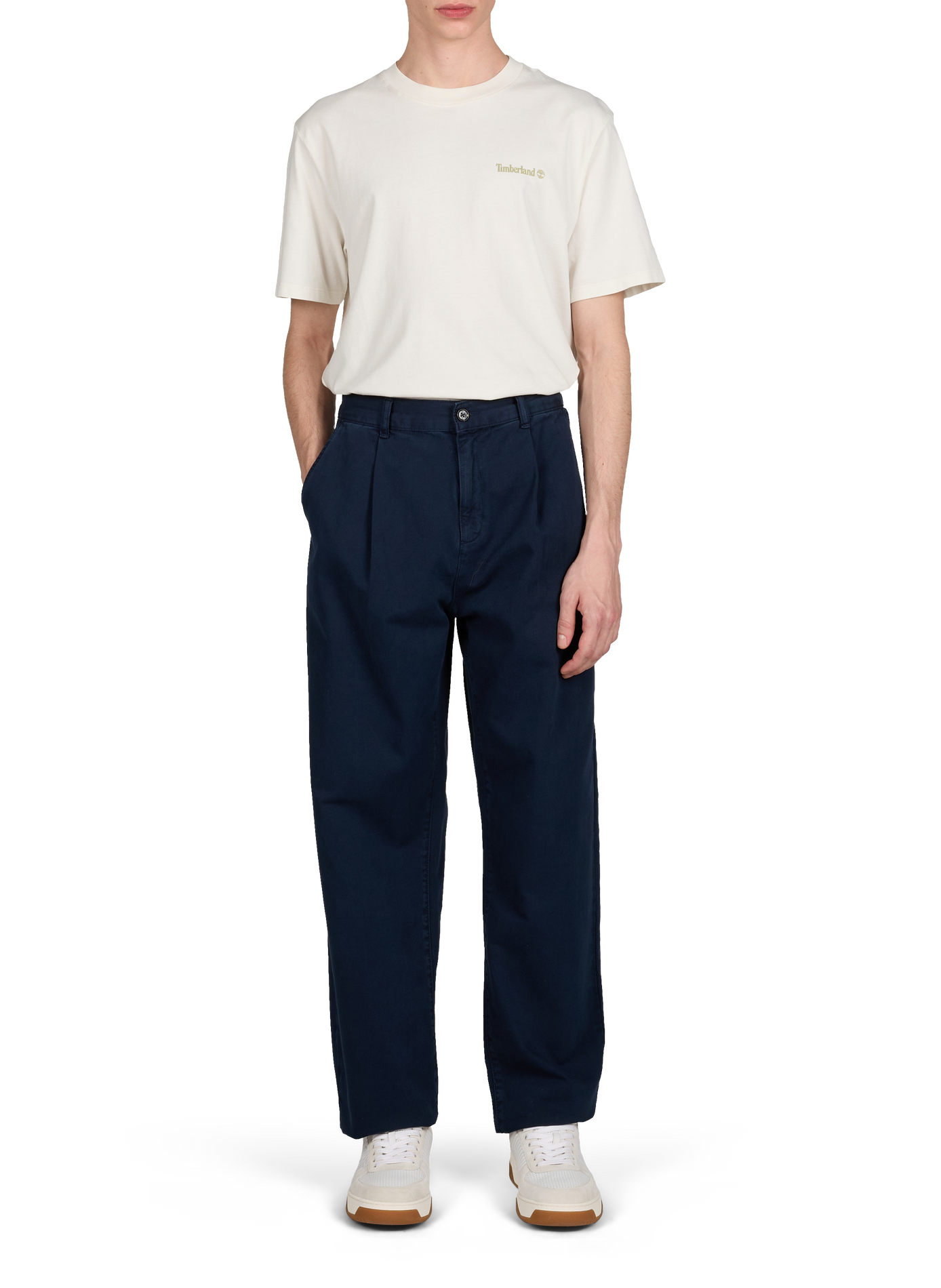 Printed cotton T-shirt TIMBERLAND White