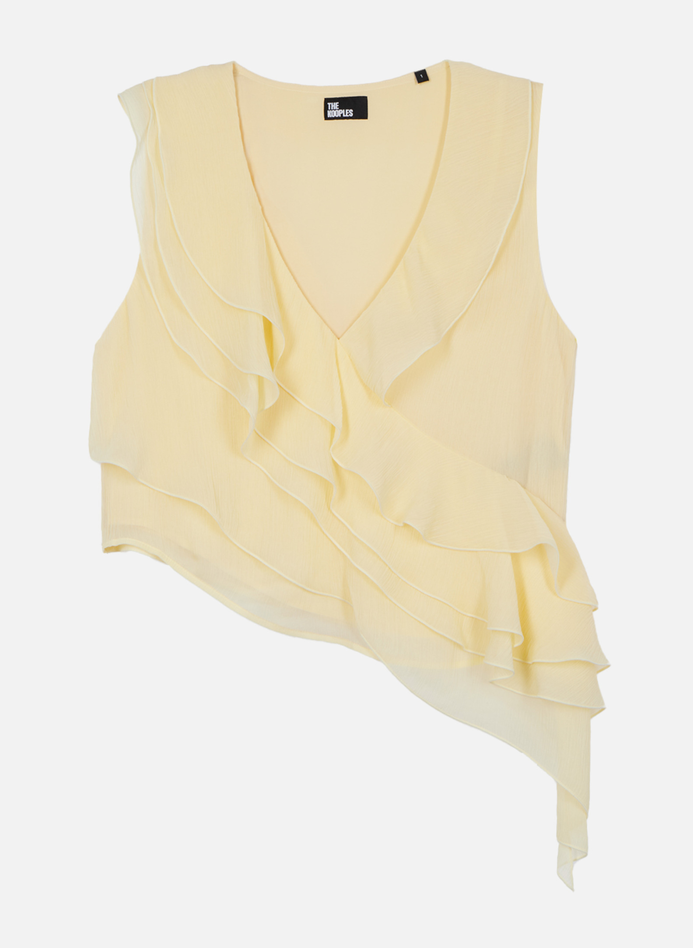 Top volanté THE KOOPLES Jaune