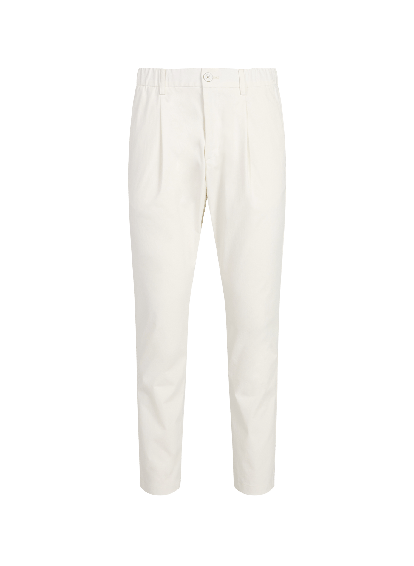 Straight leg pants with mid-rise waist HERNO White