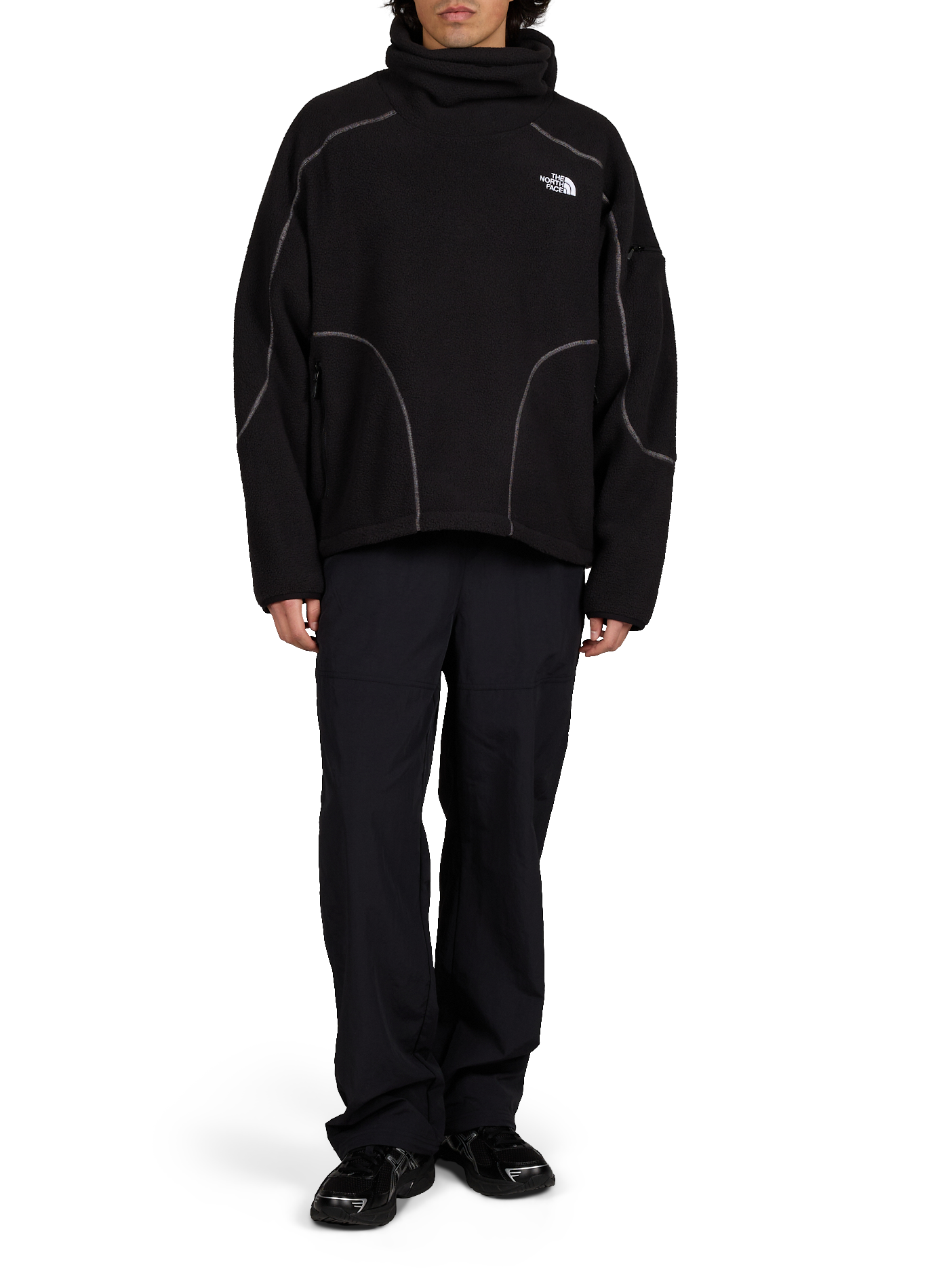 Polaire à cagoule NSE à logo THE NORTH FACE Noir