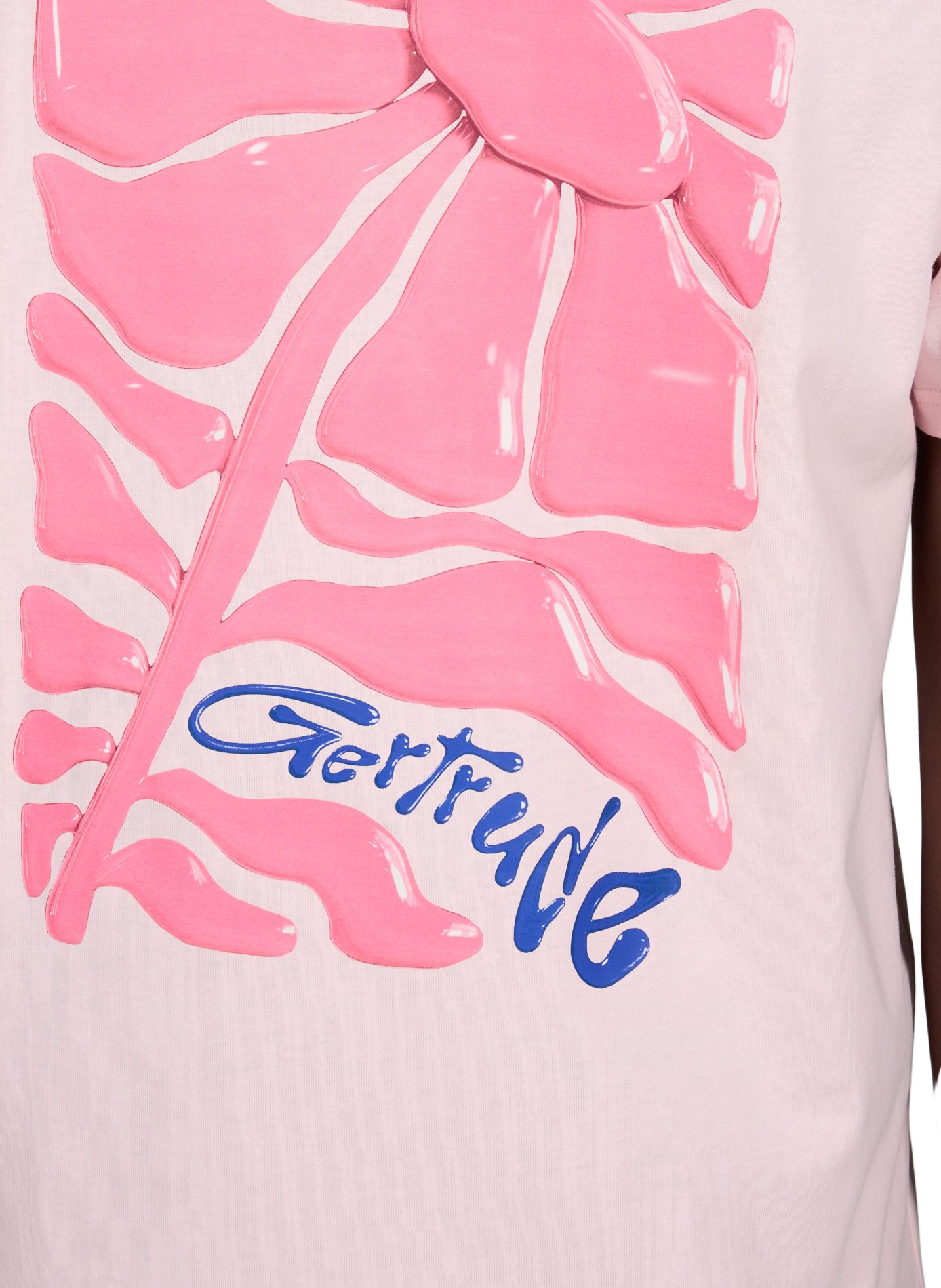 Printed cotton T-shirt GERTRUDE ET GASTON Pink