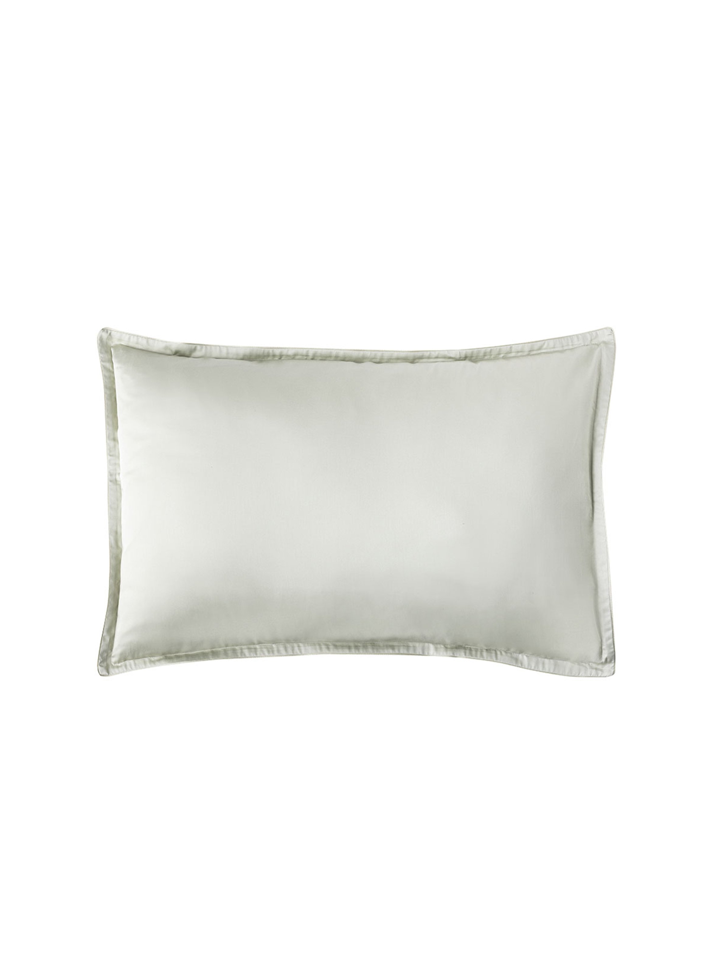 Parure de lit unie en satin de coton bio, taies rectangles, teophile ALEXANDRE TURPAULT Vert