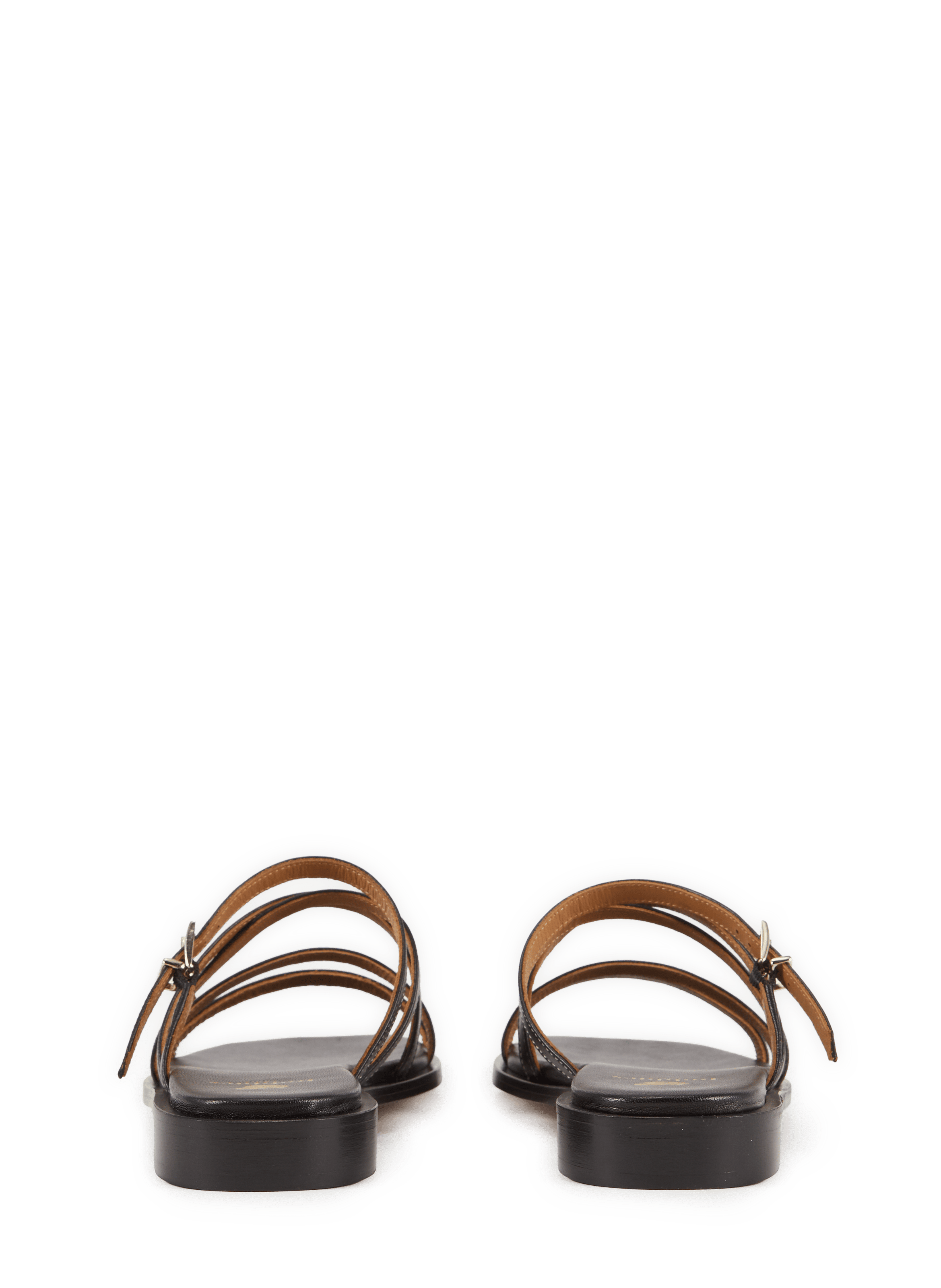 Sandales Isys en cuir BOBBIES Noir