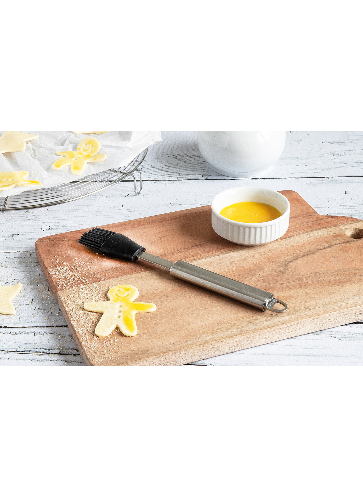 Pinceau alimentaire Poc en inox CRISTEL Gris