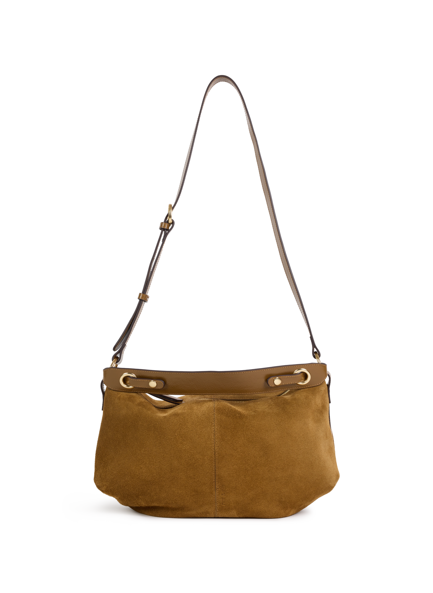 Sac bandoulière en cuir NAT & NIN Marron