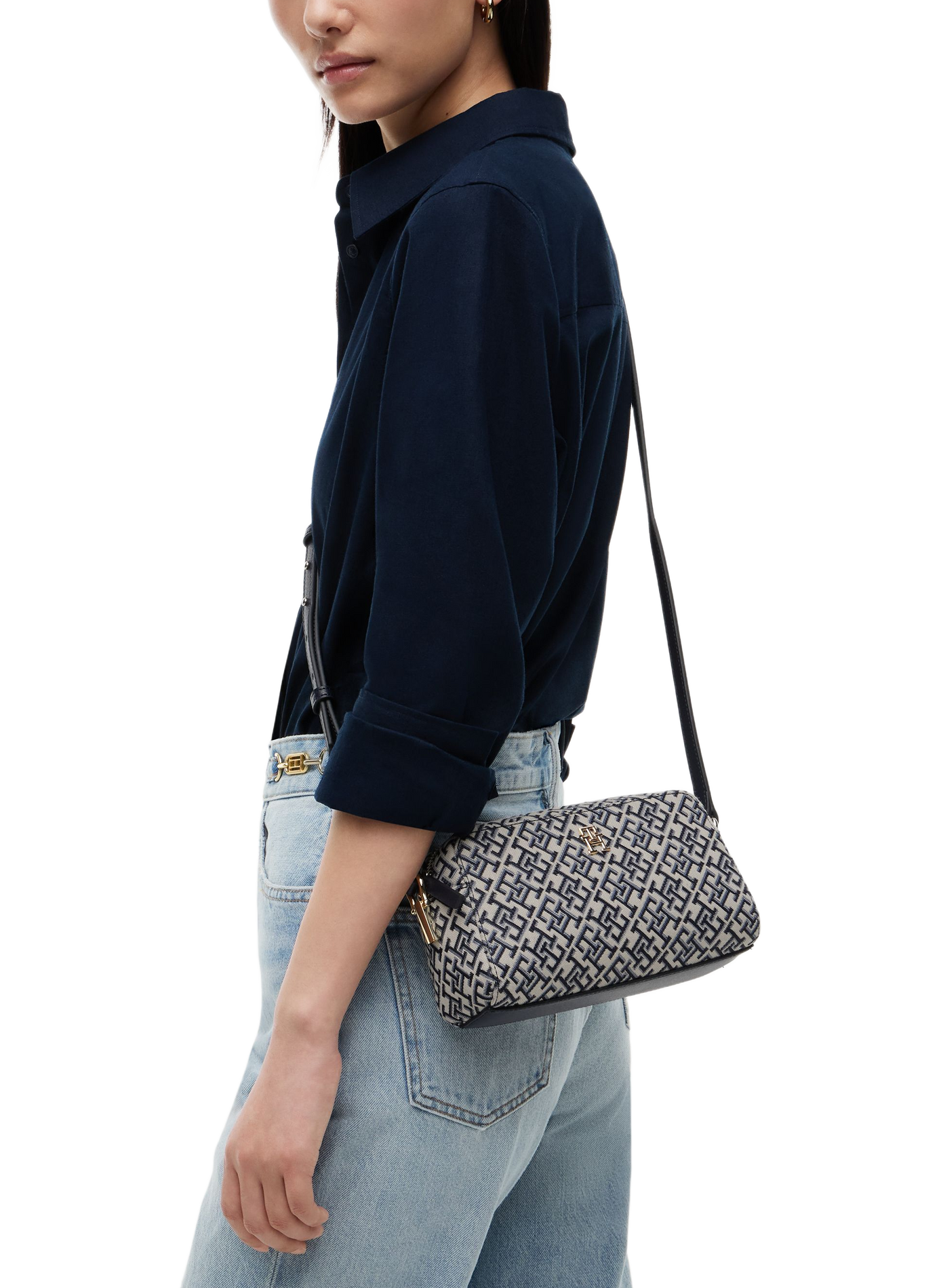 Shoulder bag TOMMY HILFIGER Blue