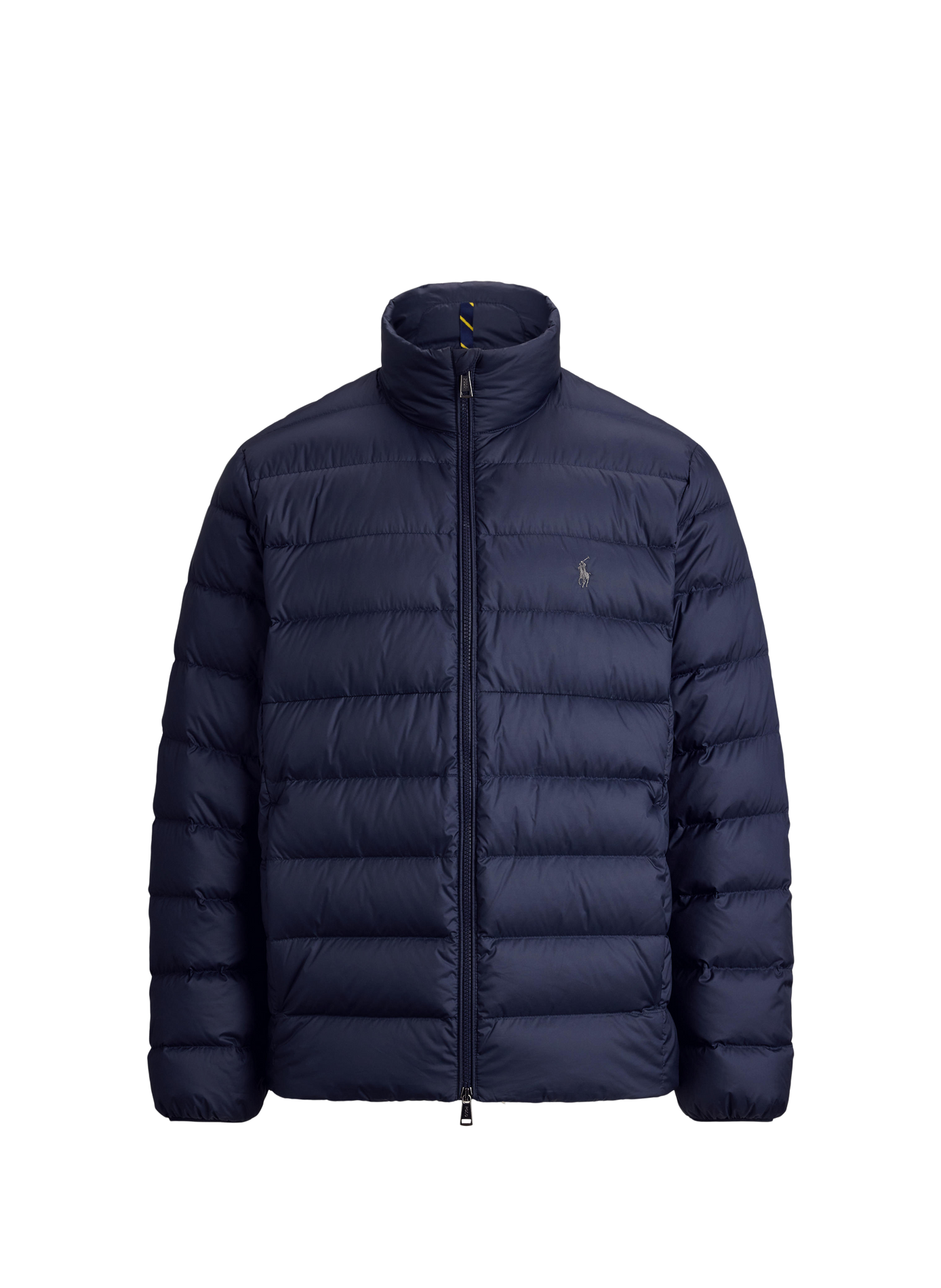 Doudoune matelassée à col montant et logo brodé POLO RALPH LAUREN Bleu