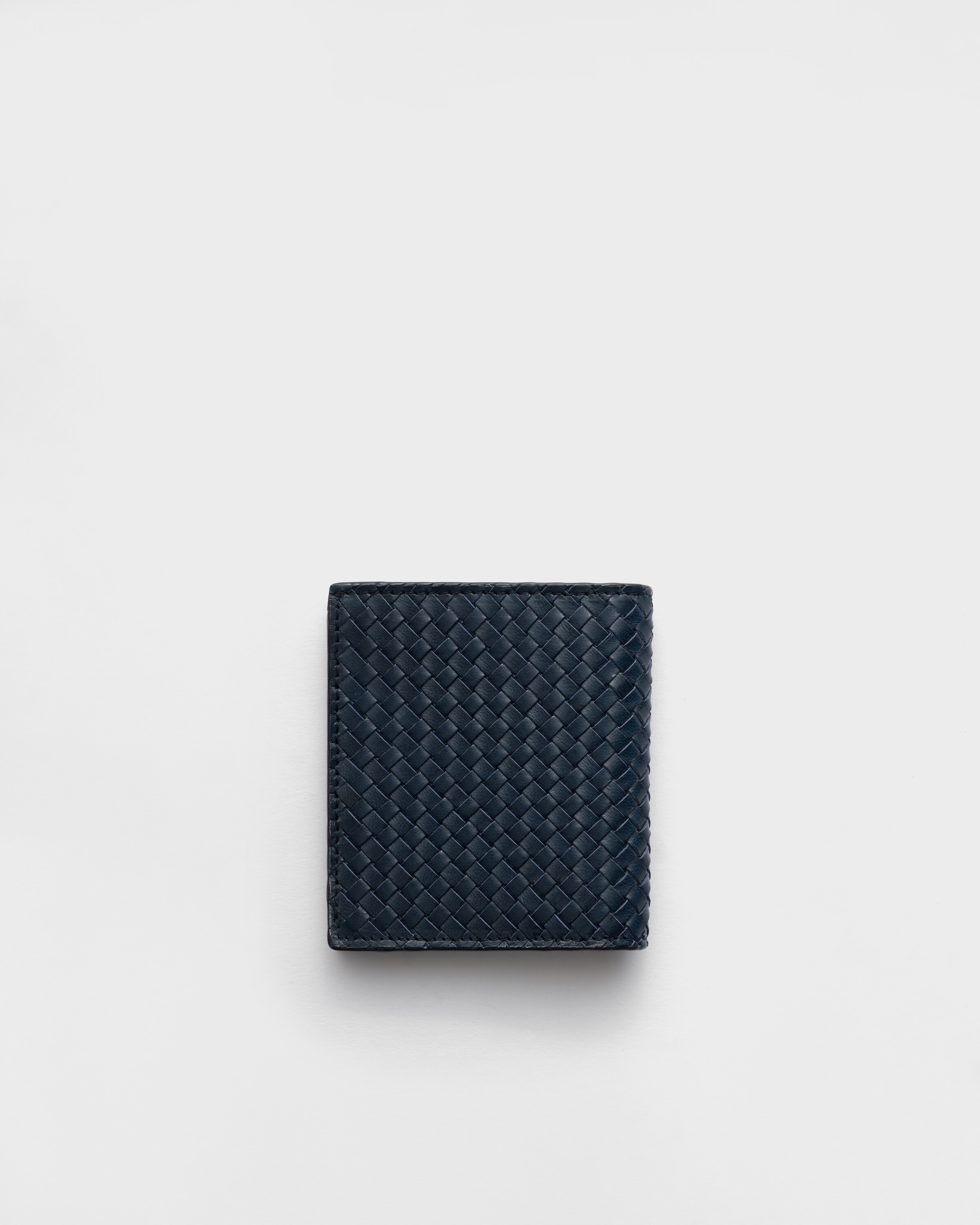 Portefeuille en cuir PRADA Bleu