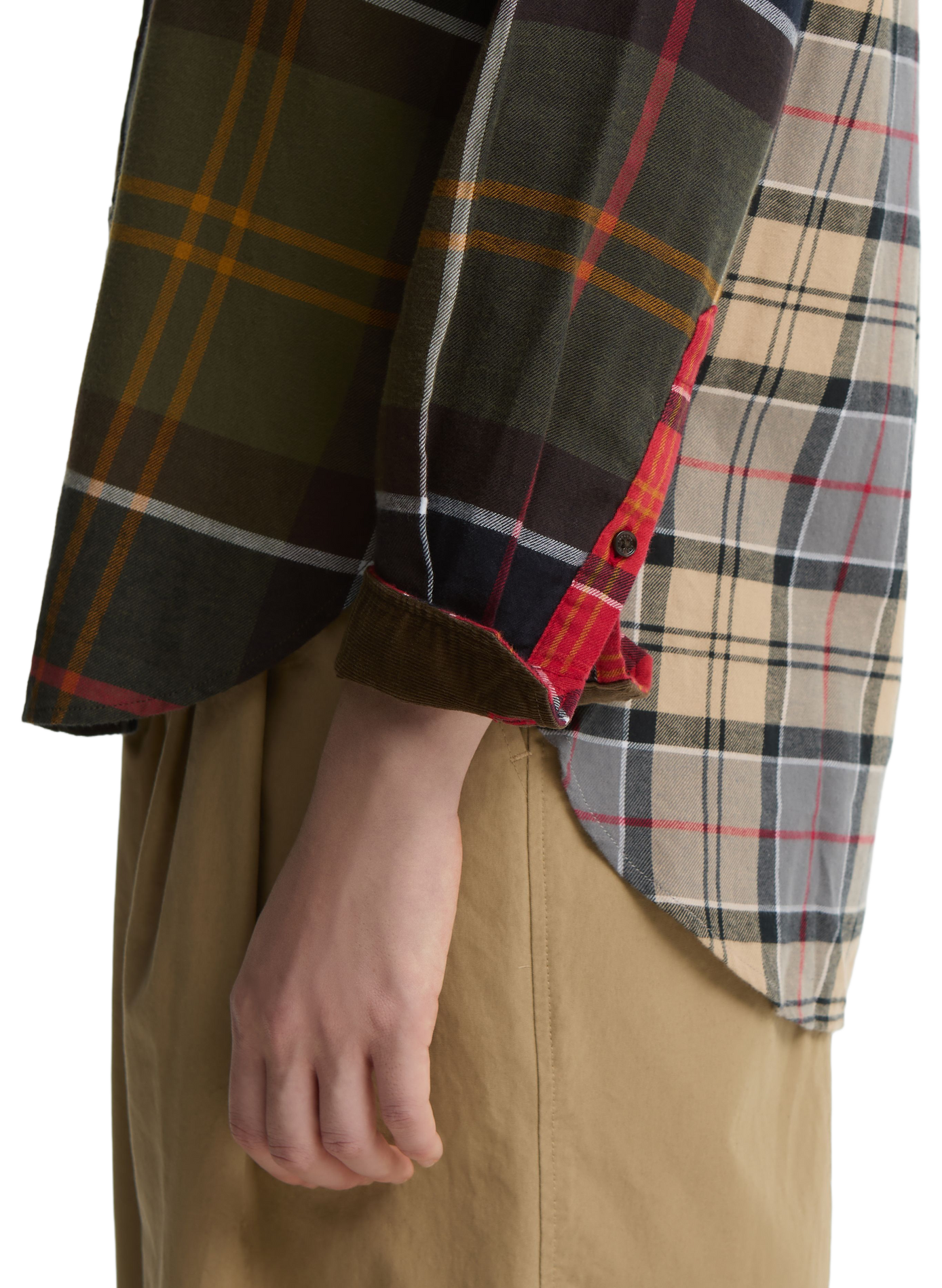 Gerade geschnittenes Hemd mit klassischem Karomuster aus Baumwolle BARBOUR Mehrfarbig