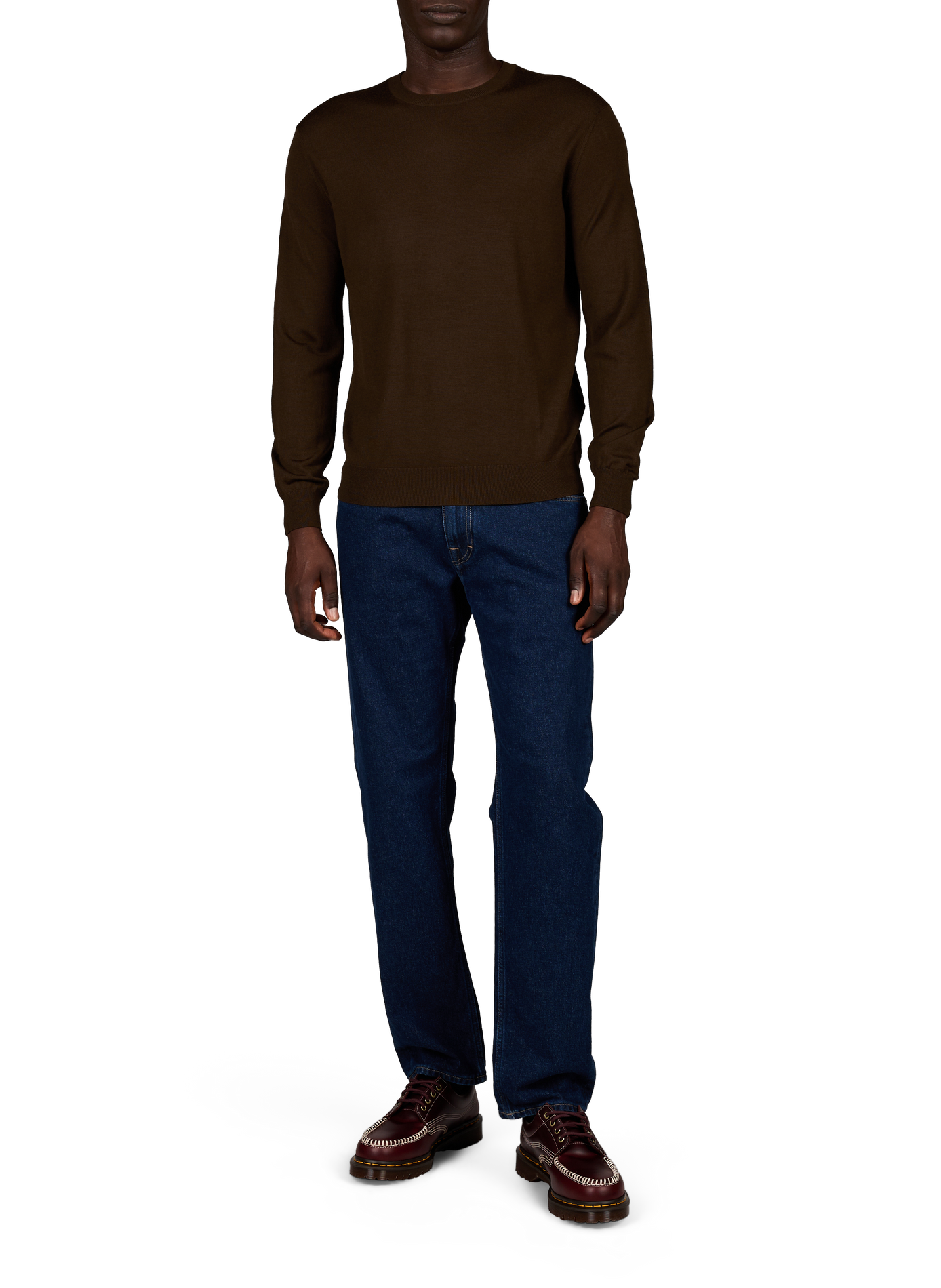 Derbies Lowell en cuir  DR. MARTENS Rouge