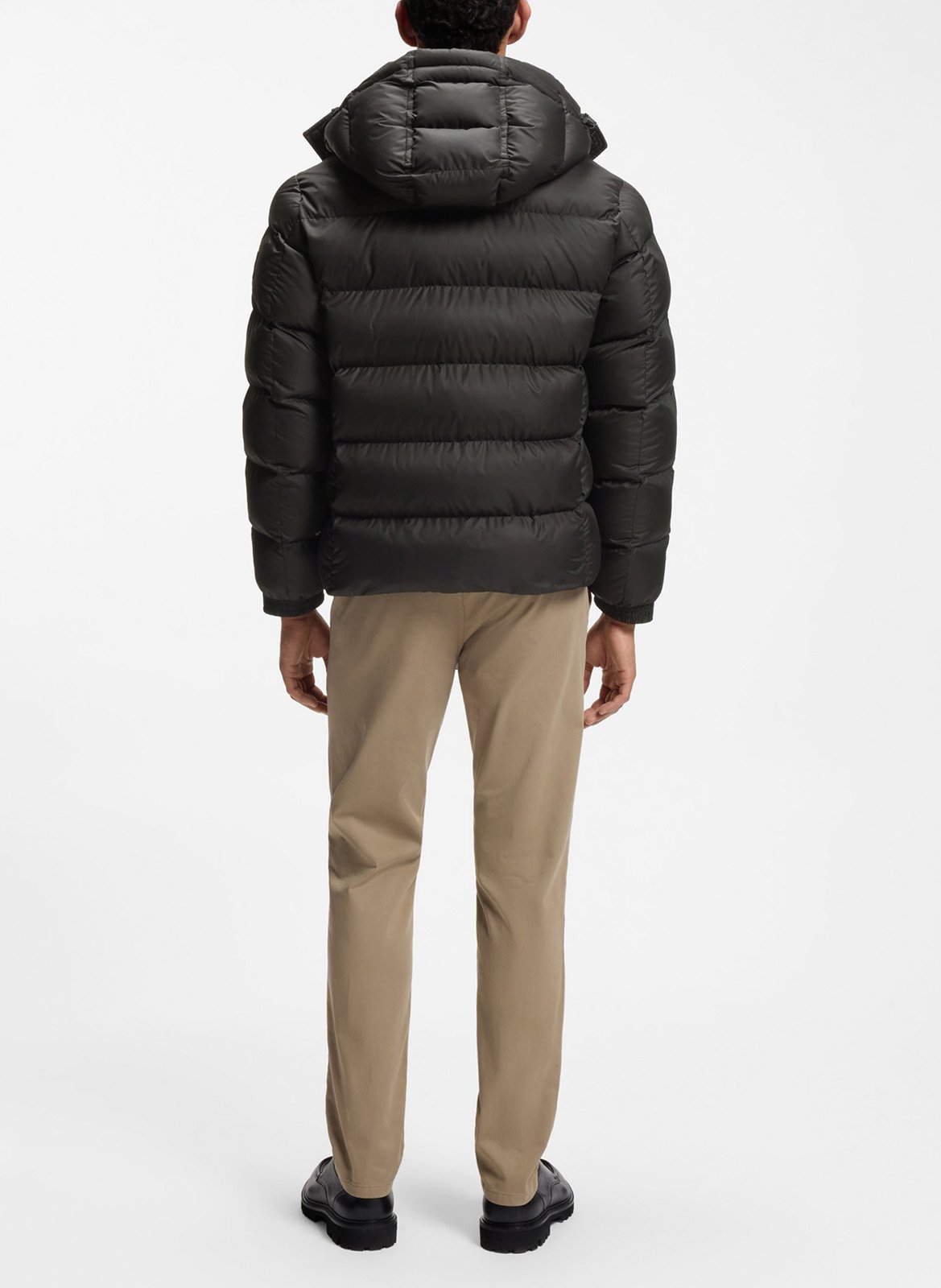 Doudoune col montant BOSS Noir