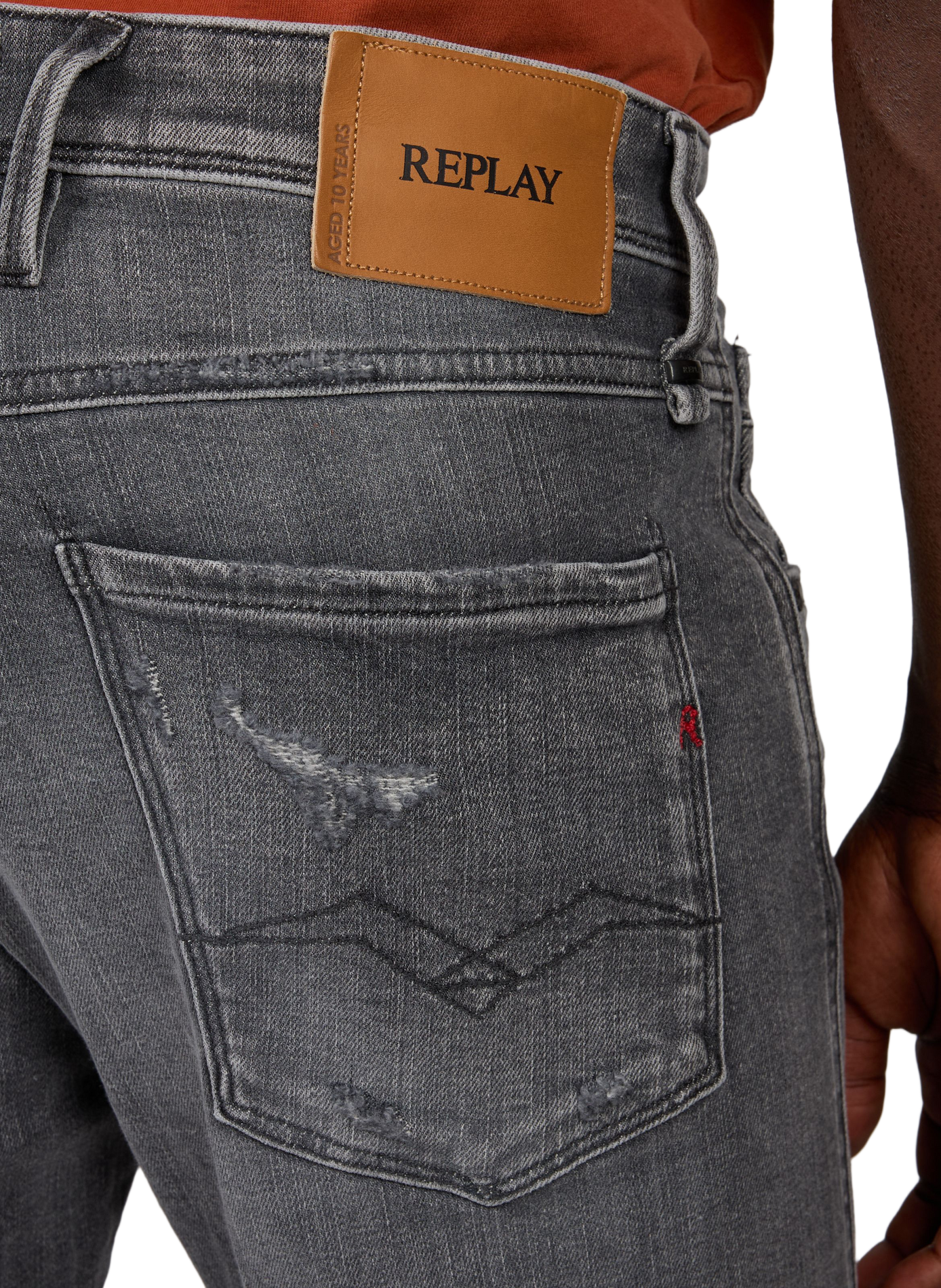Jean slim REPLAY Gris